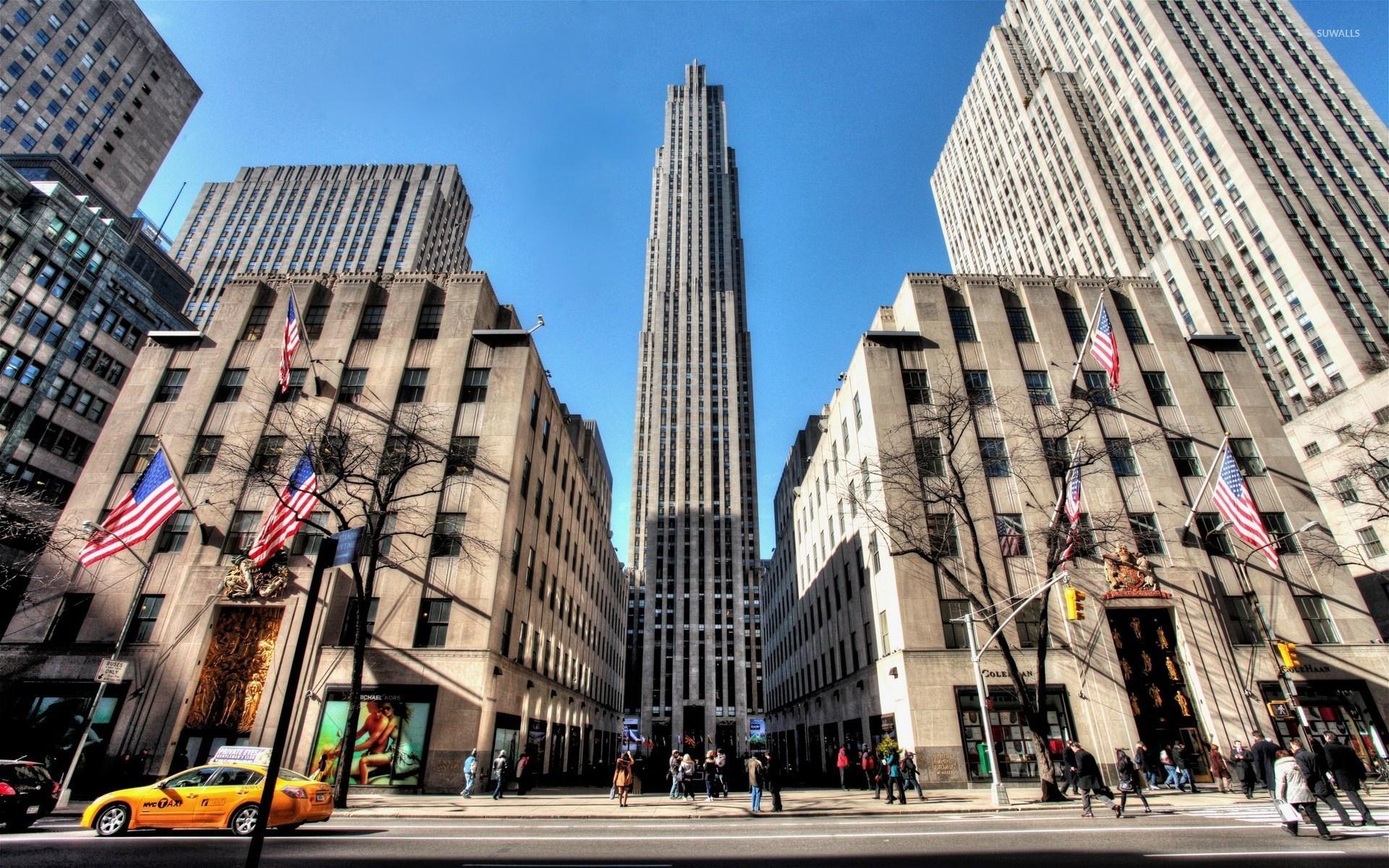 1920x1200 Rockefeller Center in New York City wallpaper wallpaper