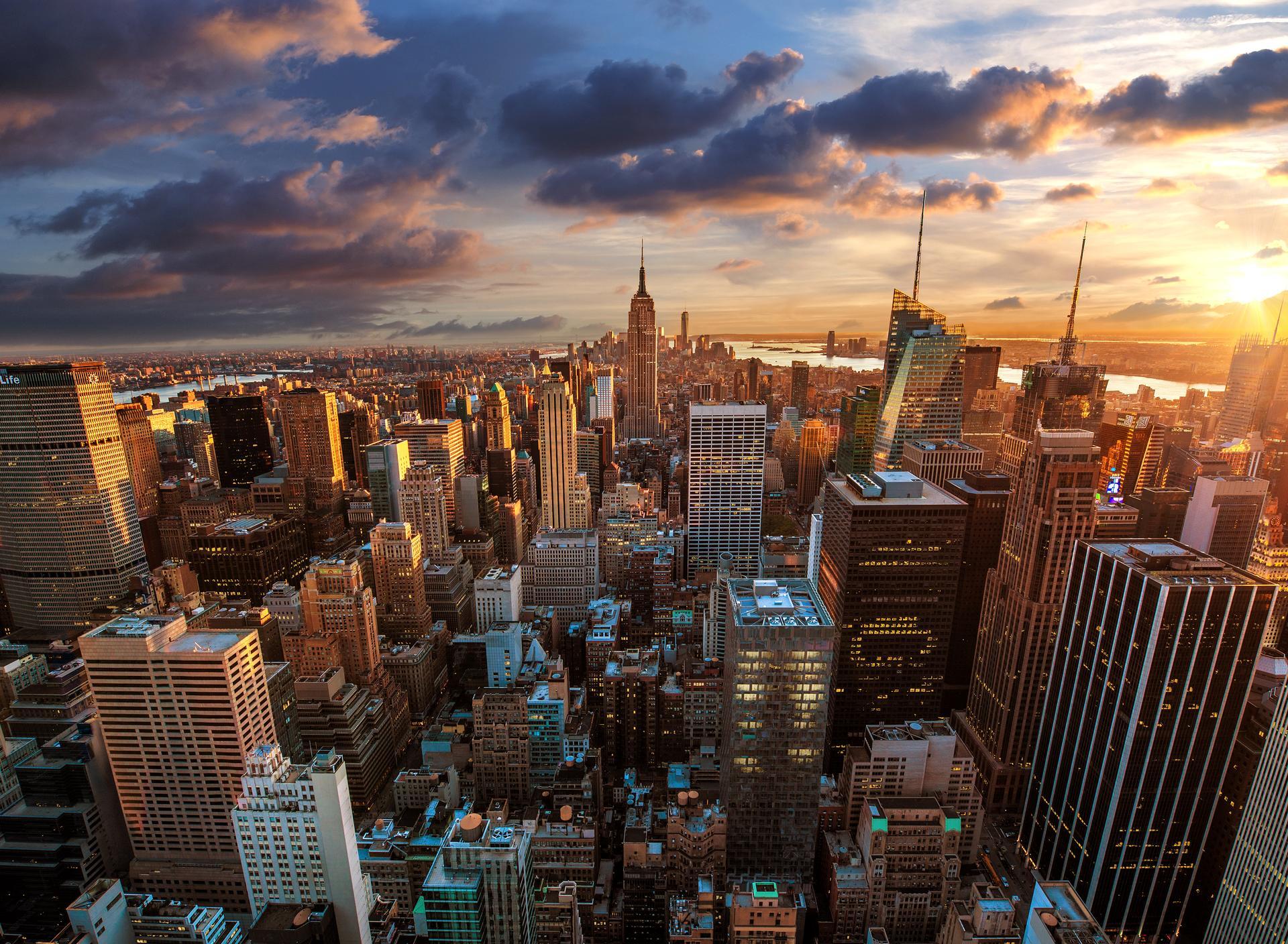 1920x1408 New York City seen from the Rockefeller Center