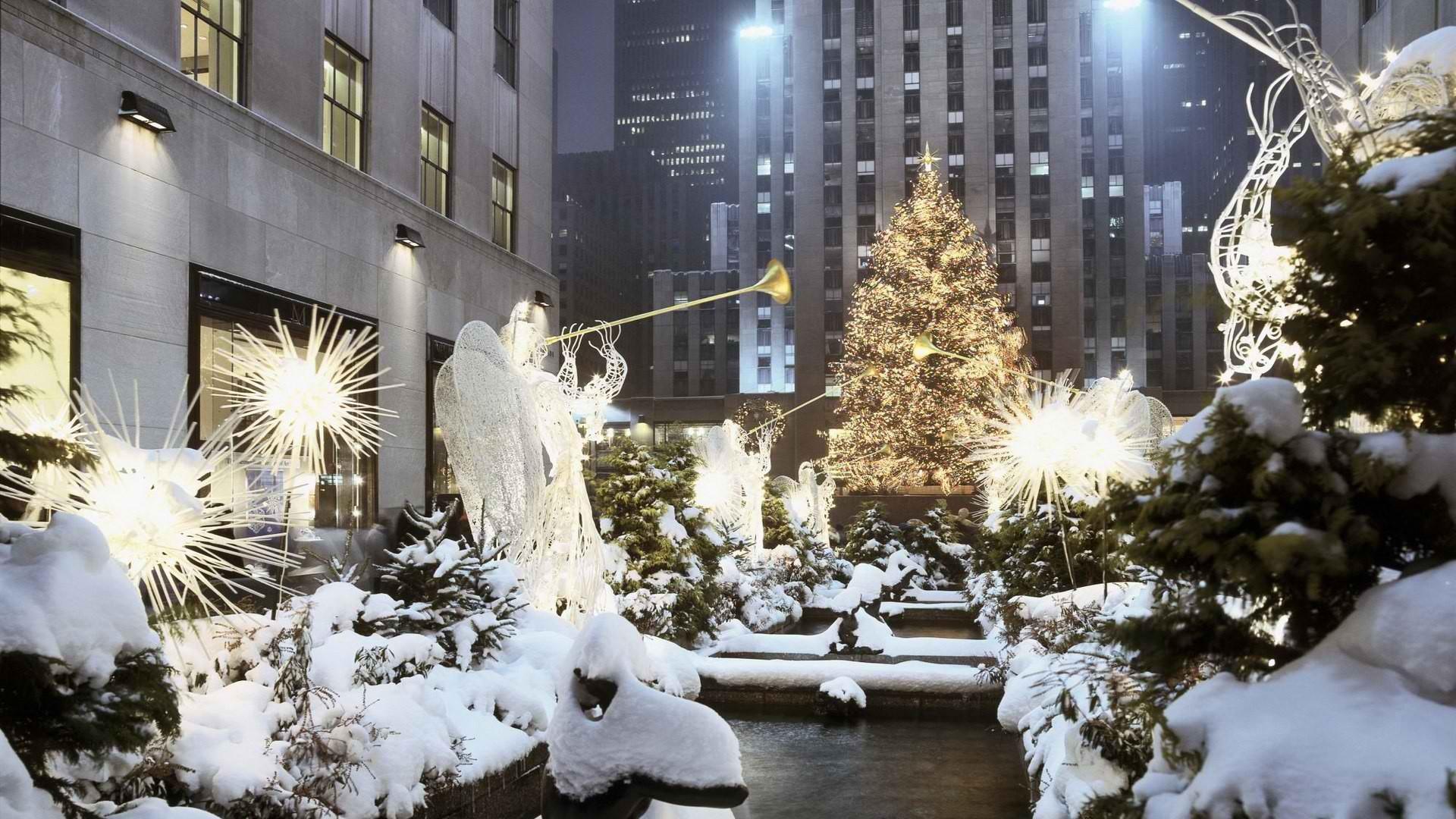 1920x1080 Rockefeller center in new York Desktop wallpaper 1280x1024