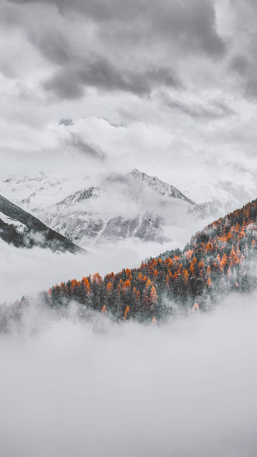 900x1600 Winter Mountains iPhone Wallpaper. Winter mountain, Winter wallpaper, Landscape