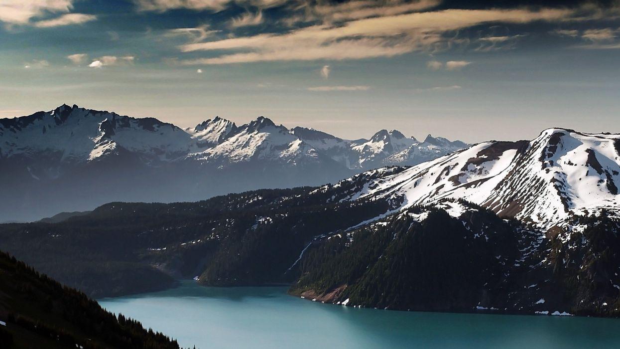 1245x700 Mountains landscape nature mountain winter lake wallpaperx1440