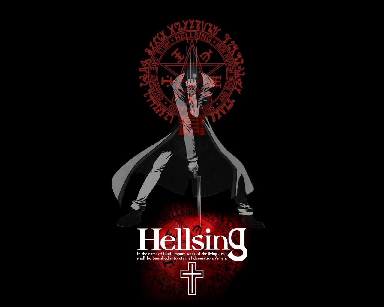 1280x1024 alexander anderson black hellsing. konachan.com.com Anime Wallpaper