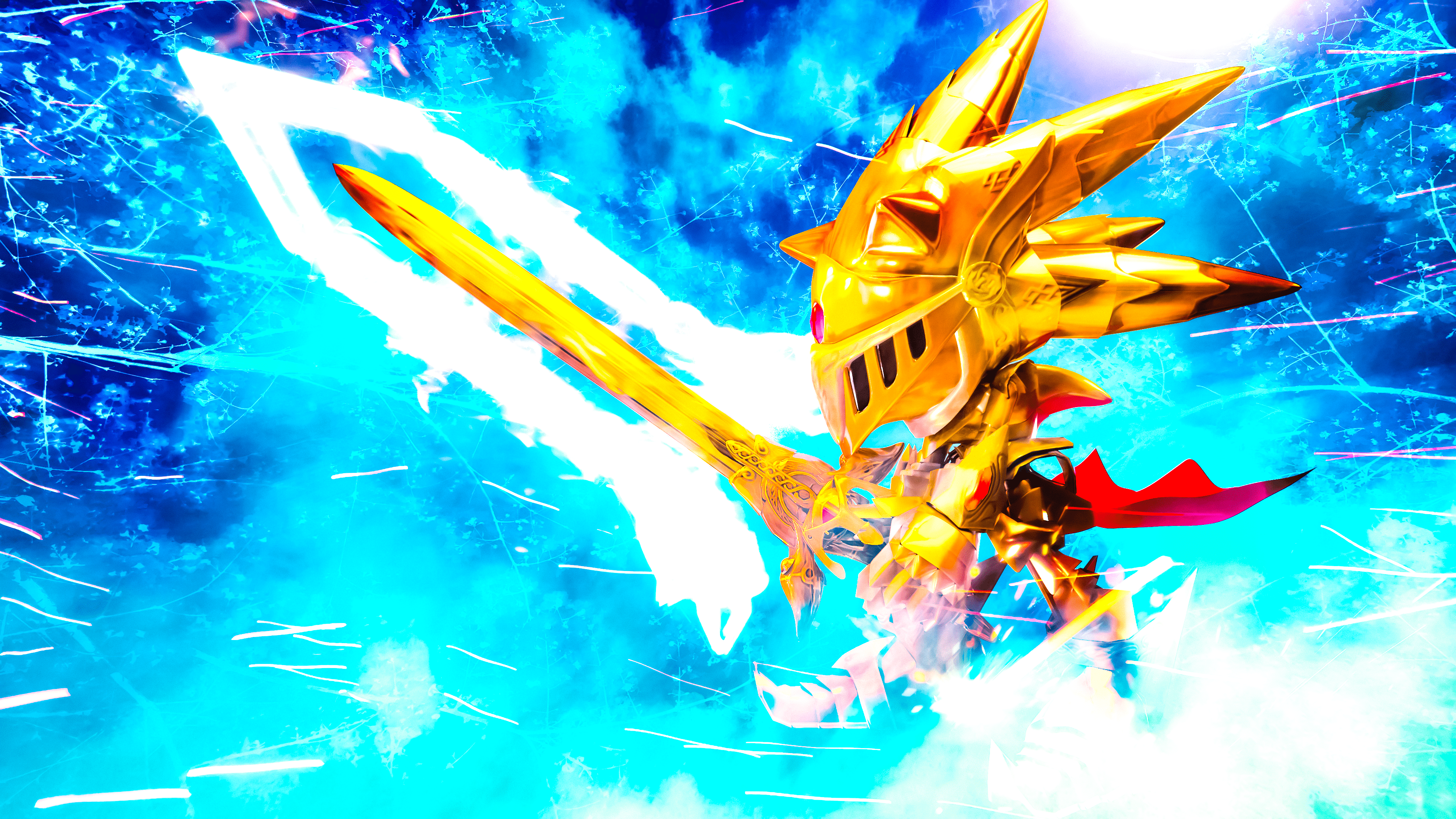 3840x2160 Super Sonic With The Excalibur By Light Rock