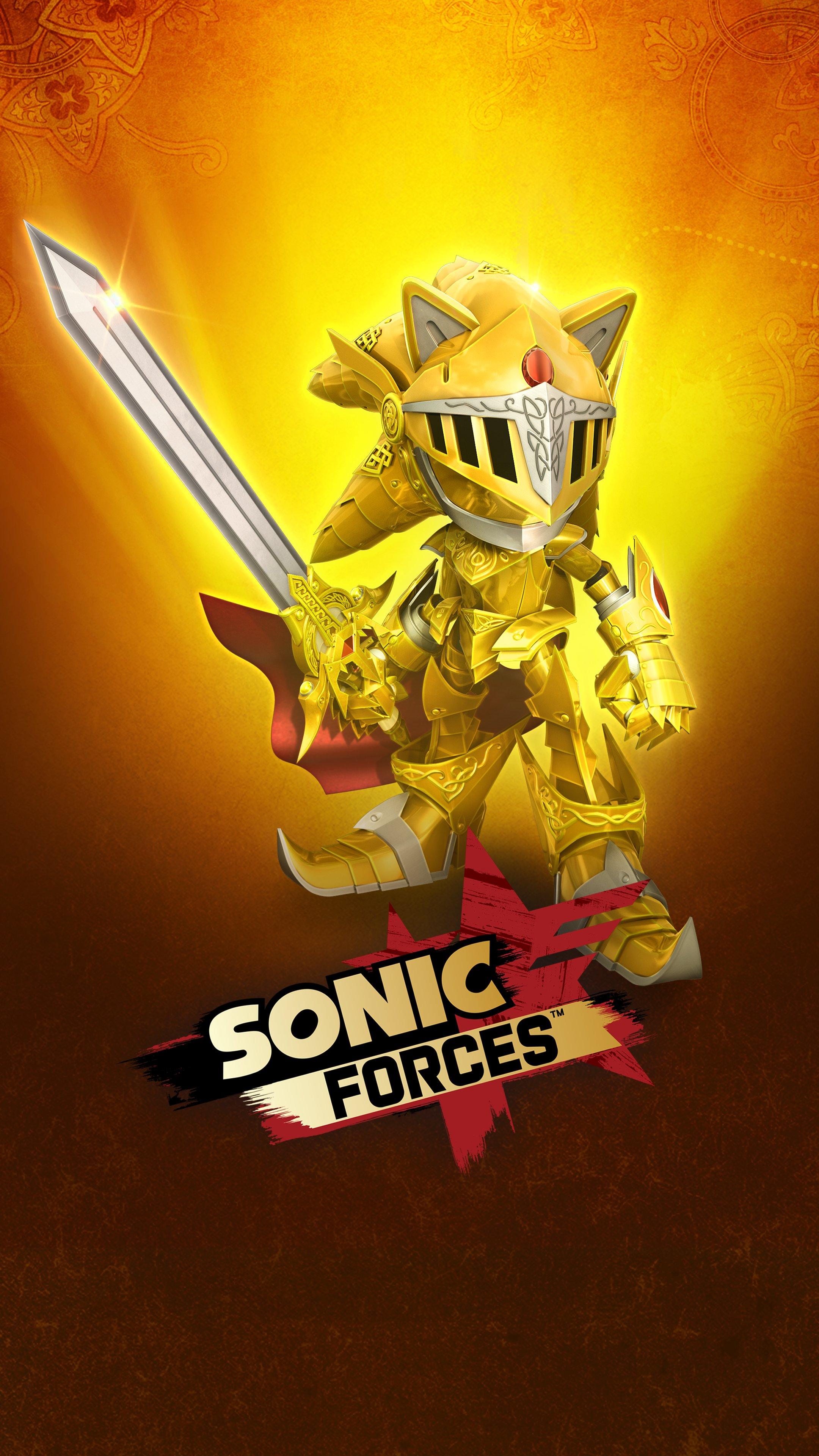 2160x3840 SEGA HARDlight is nothing Excalibur can't cut through. Show off that oversized letter opener with a free #SonicForces Mobile phone wallpaper! ⚔️