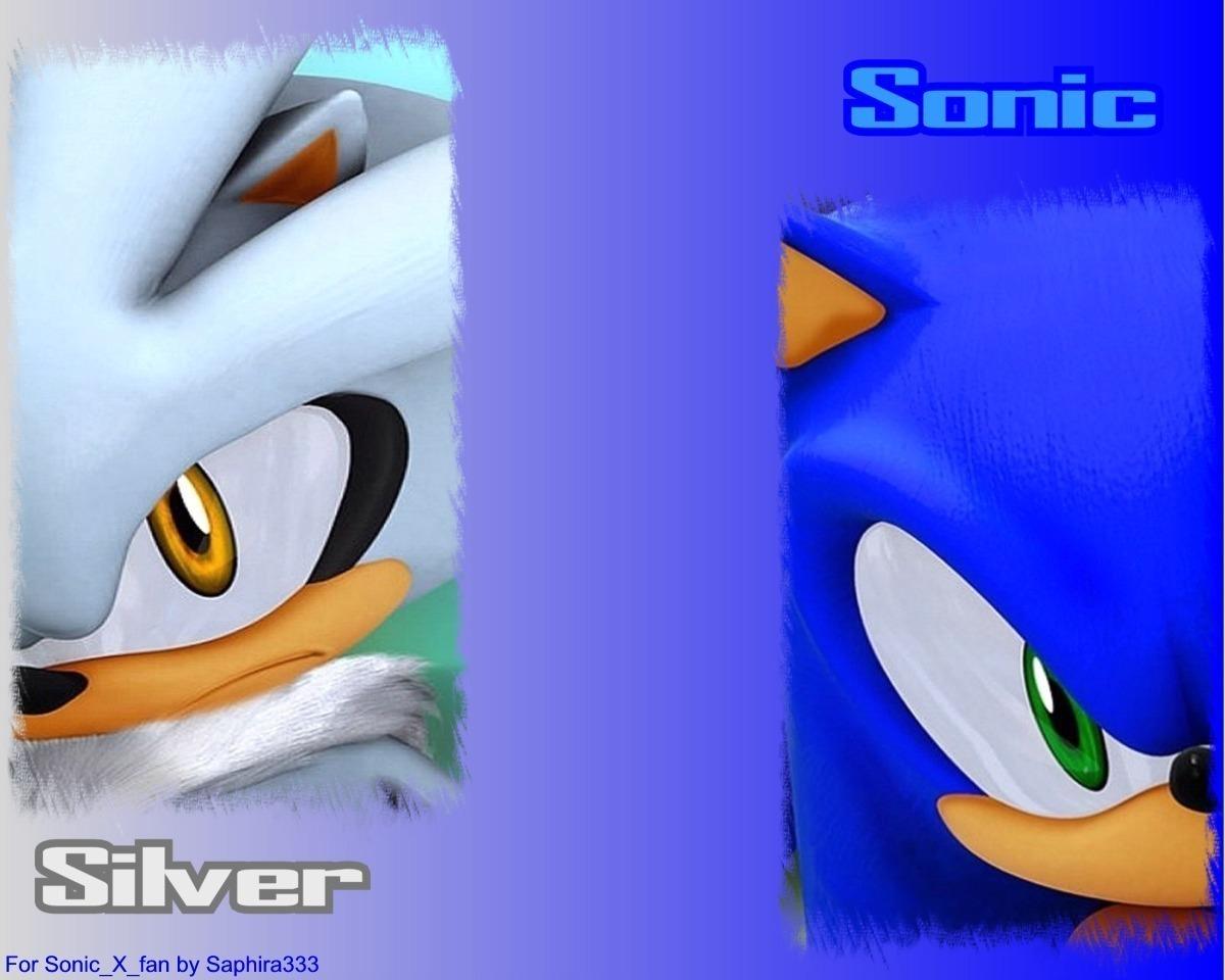 1200x960 sonic and silver wallpaper Sonic Wallpaper