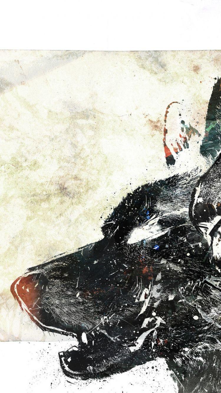 750x1334 Cool Wolf iPhone Background Wallpaper Directory