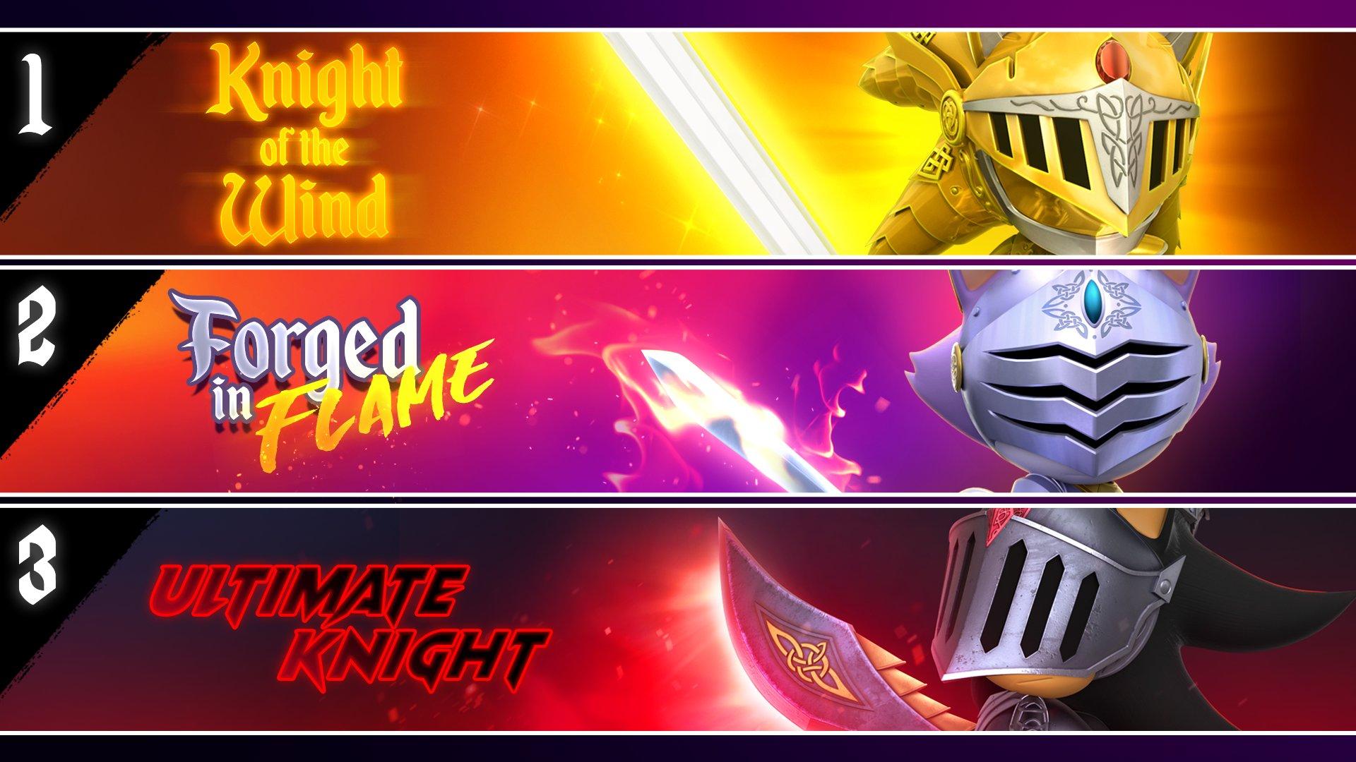1920x1080 SEGA HARDlight Good Things Come In Threes! Starting Today, Unlock Brave Knights Excalibur Sonic, Sir Lancelot And Sir Percival In Three Separate Mini Events! ⚔️