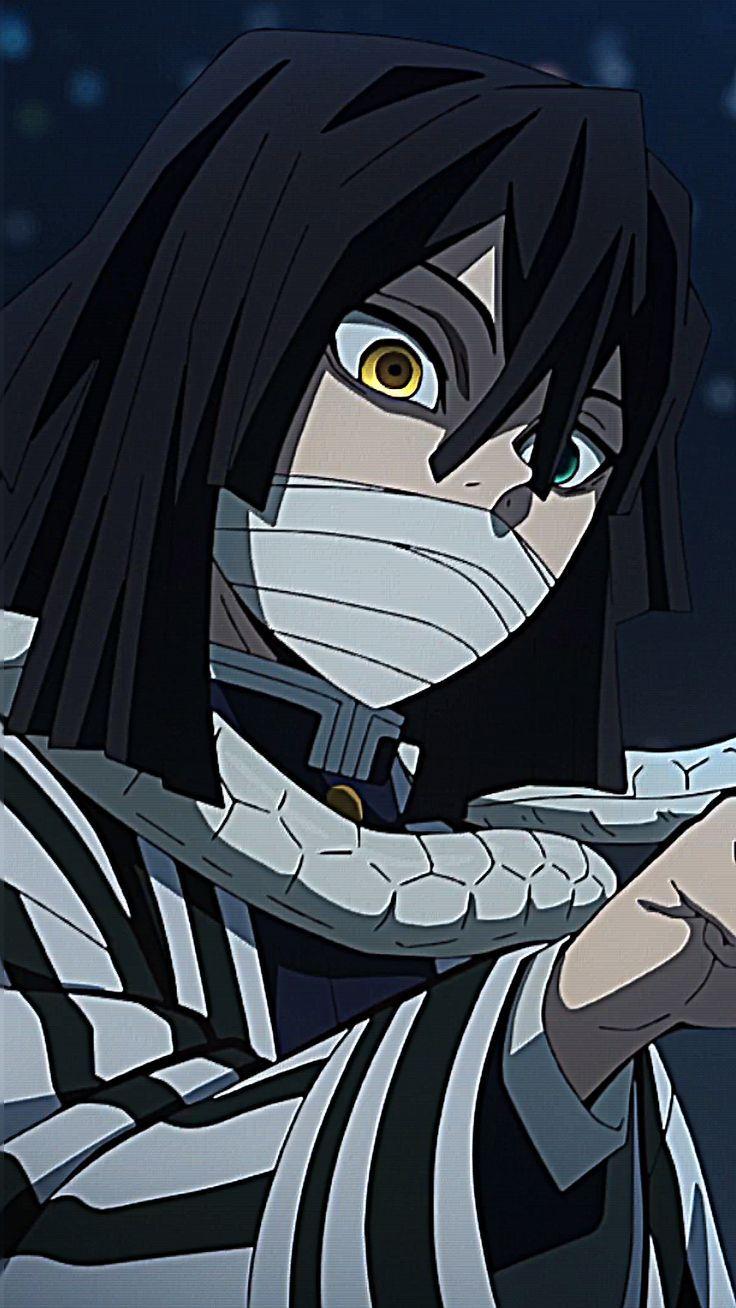 736x1308 Obanai Iguro (Kimetsu No Yaiba Yuukaku Hen Ep Obanai Iguro Icons). Anime, Personagens De Anime, Animes Wallpaper