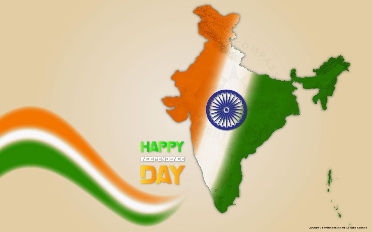 1280x800 India Independence Day Wallpaper