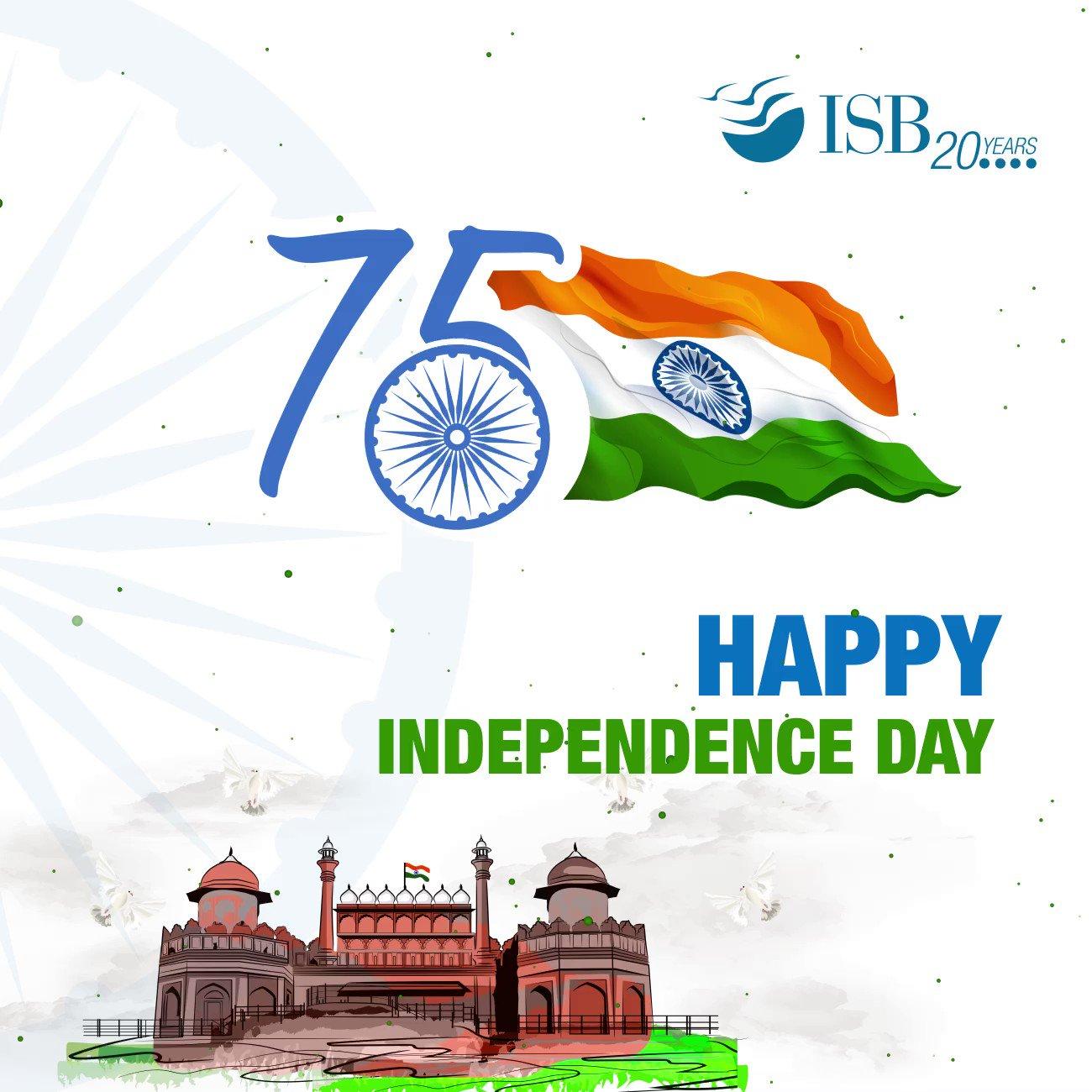 1300x1300 Indian School of Business (ISB) we celebrate our 76th Independence Day through #AzadiKaAmritMahotsav, we salute the vision and sacrifices of all those who have made it possible. Happy Independence