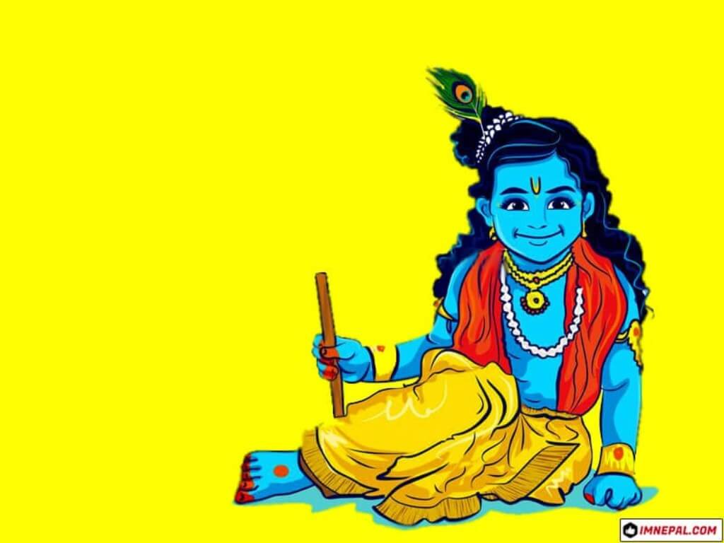 1024x768 Lord Krishna Image HD Wallpaper To Download Free