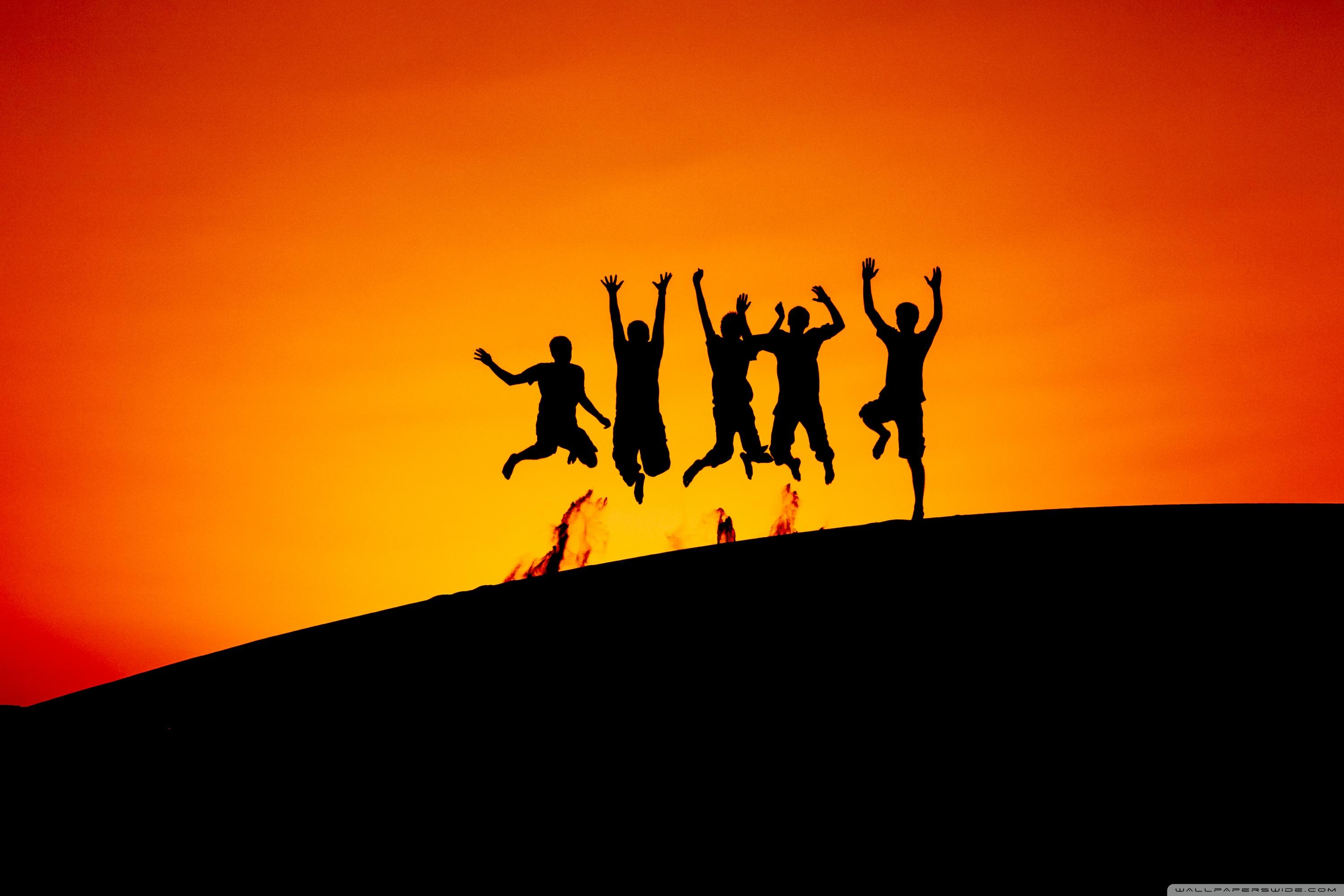 3000x2000 Friends Jump Ultra HD Desktop Background Wallpaper for 4K UHD TV : Widescreen & UltraWide Desktop & Laptop : Multi Display, Dual & Triple Monitor : Tablet