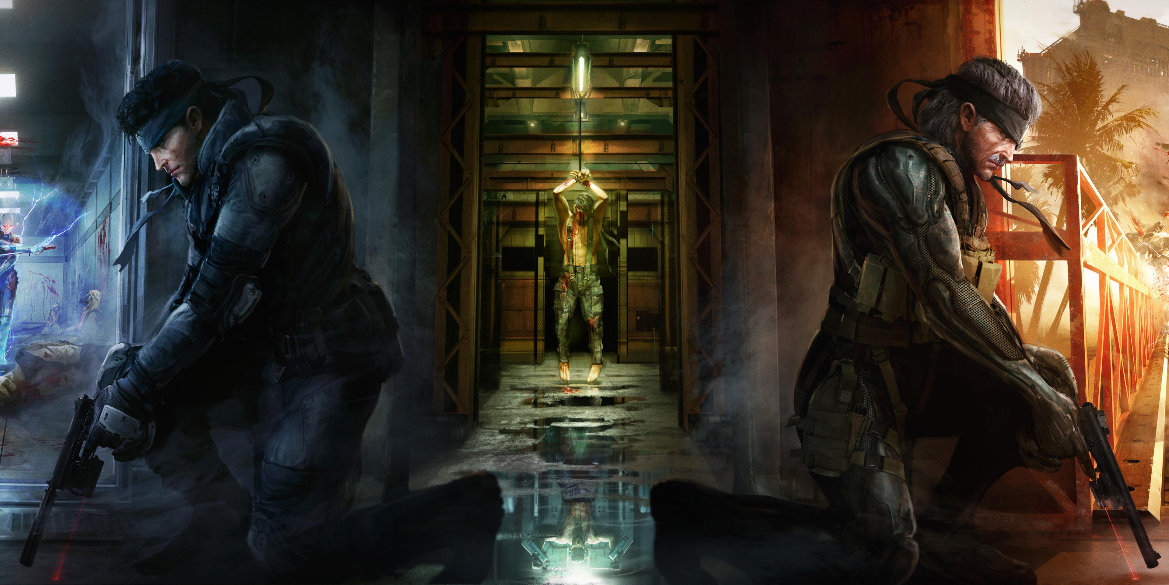 3840x1922 Solid Snake HD Wallpaper and Background
