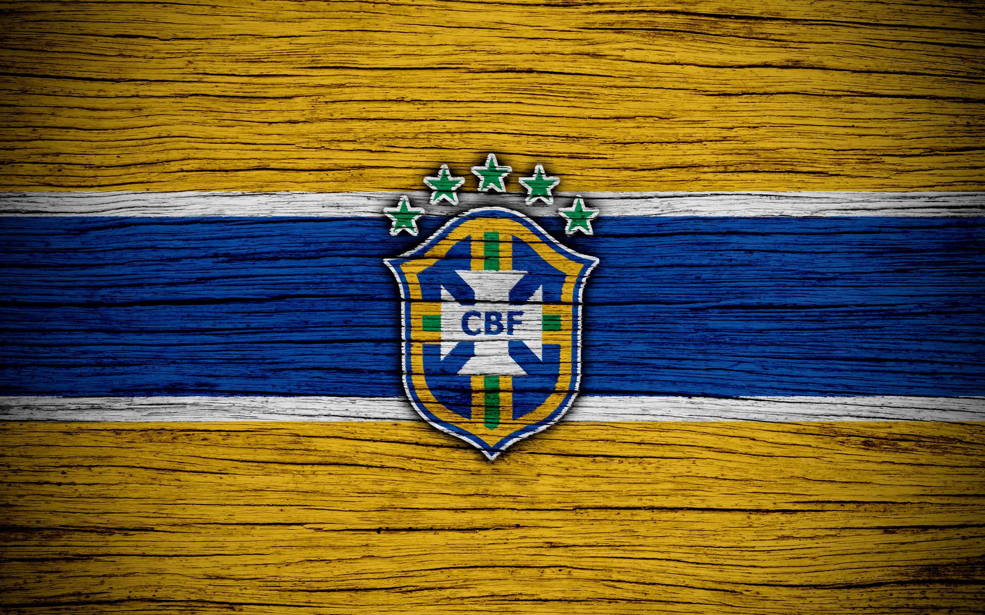 1920x1200 Download Brazil National Football Team Wood Logo Wallpaper