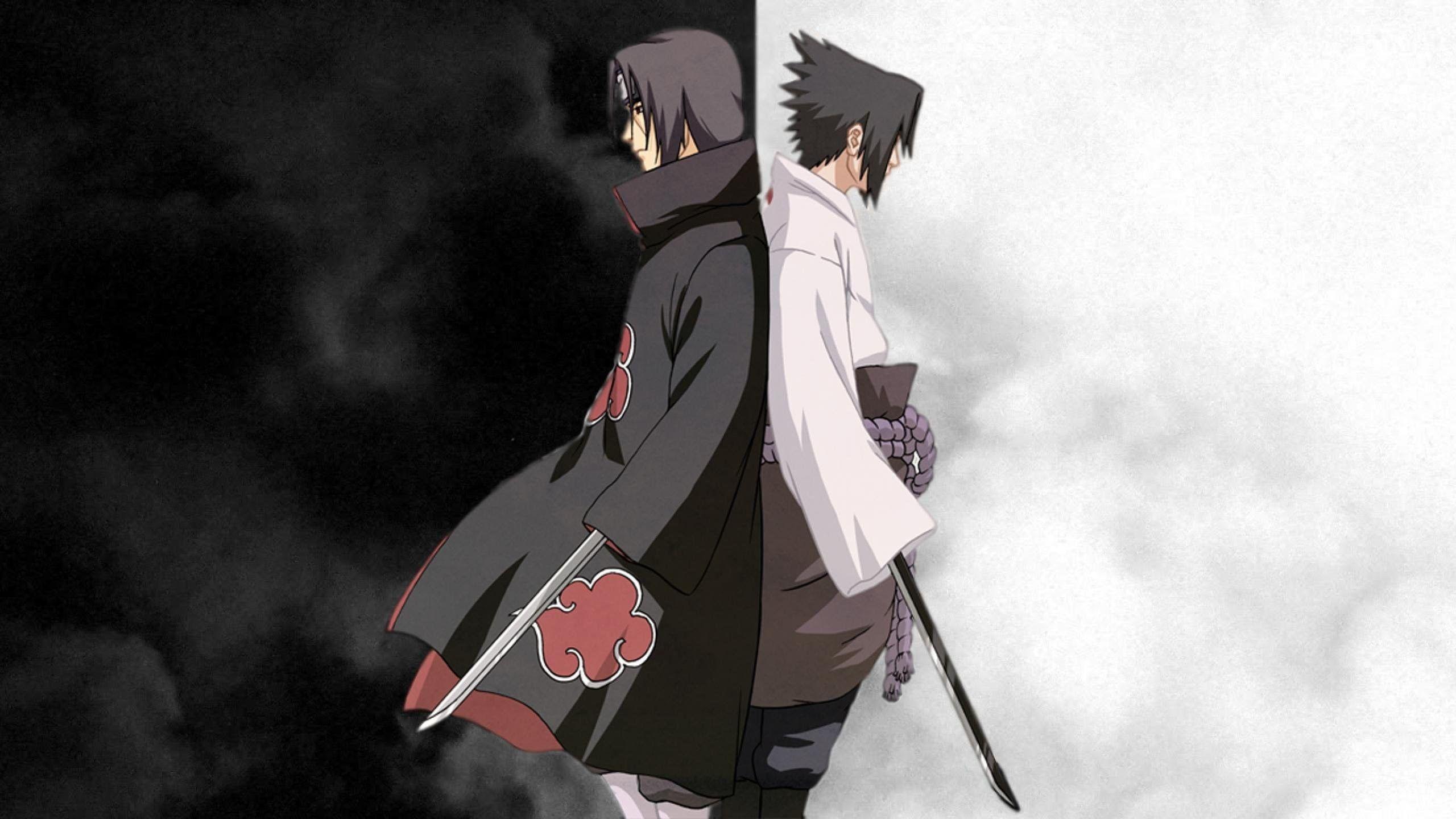 2560x1440 Itachi And Sasuke Wallpaper