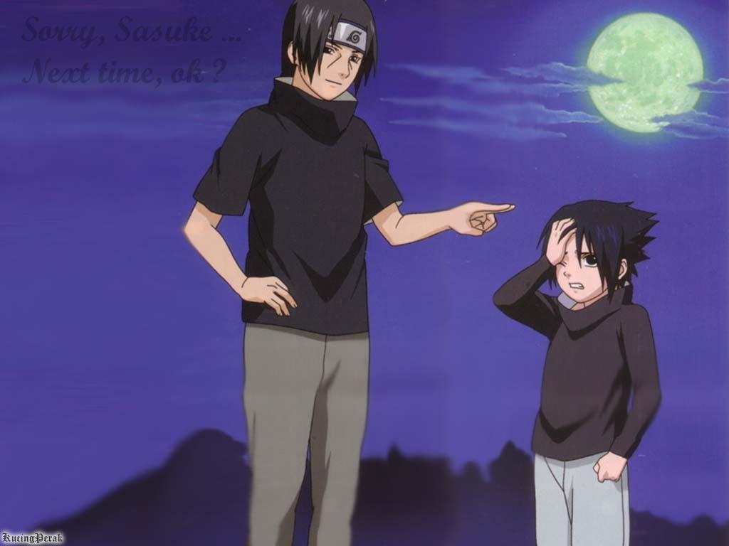 1024x768 Itachi and Sasuke Sasuke Photo