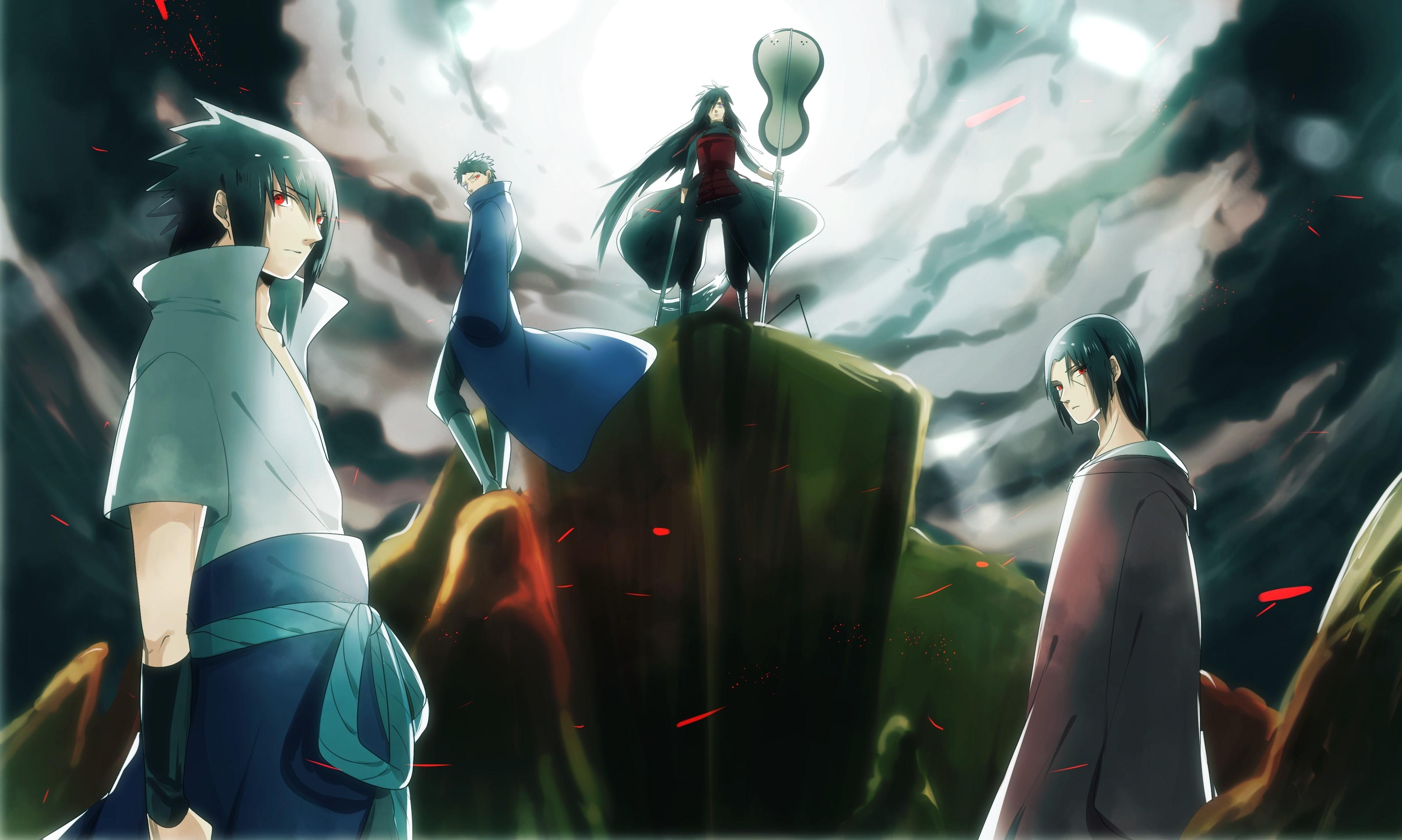 3816x2288 Full HD Sasuke wallpaper