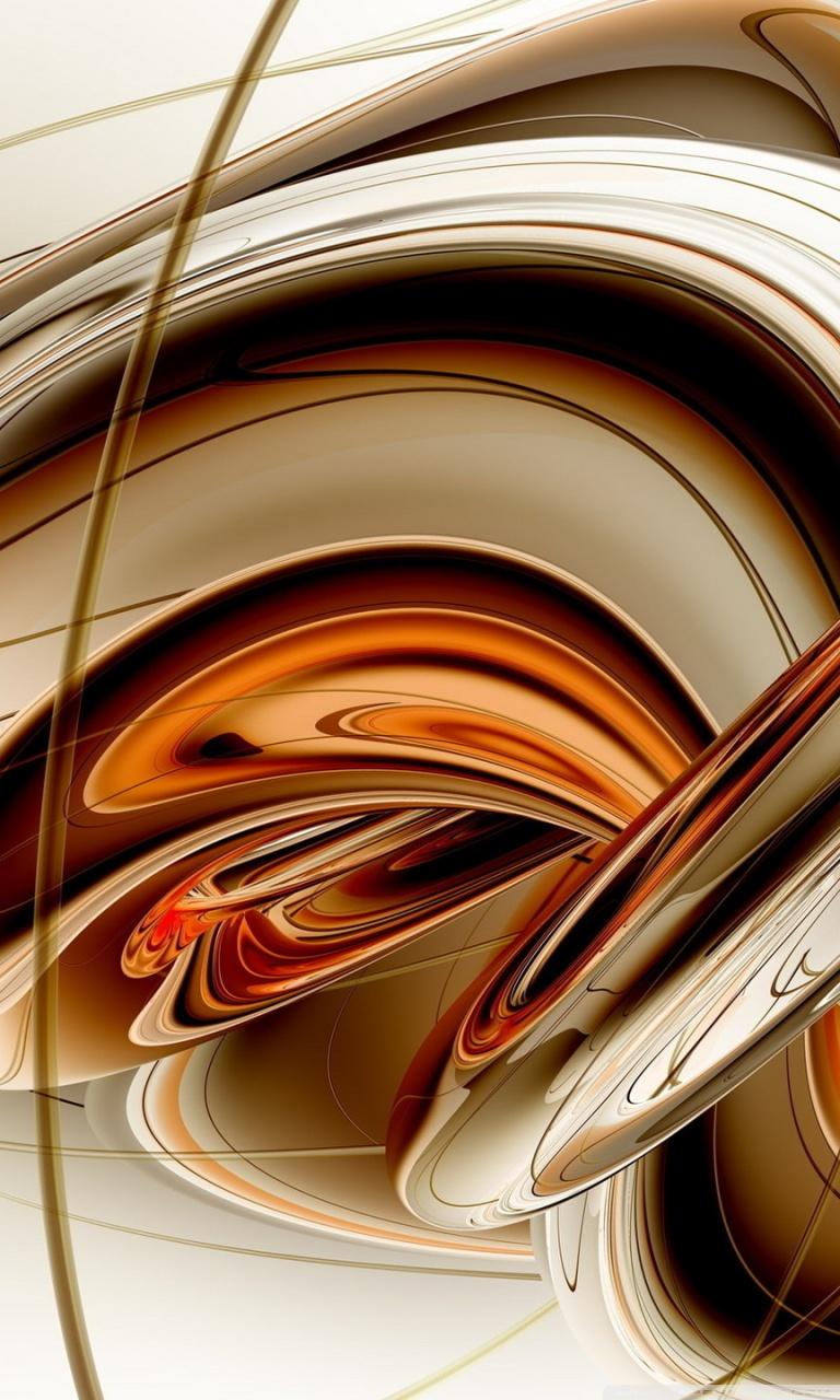 768x1280 Liquid Metal Wallpaper