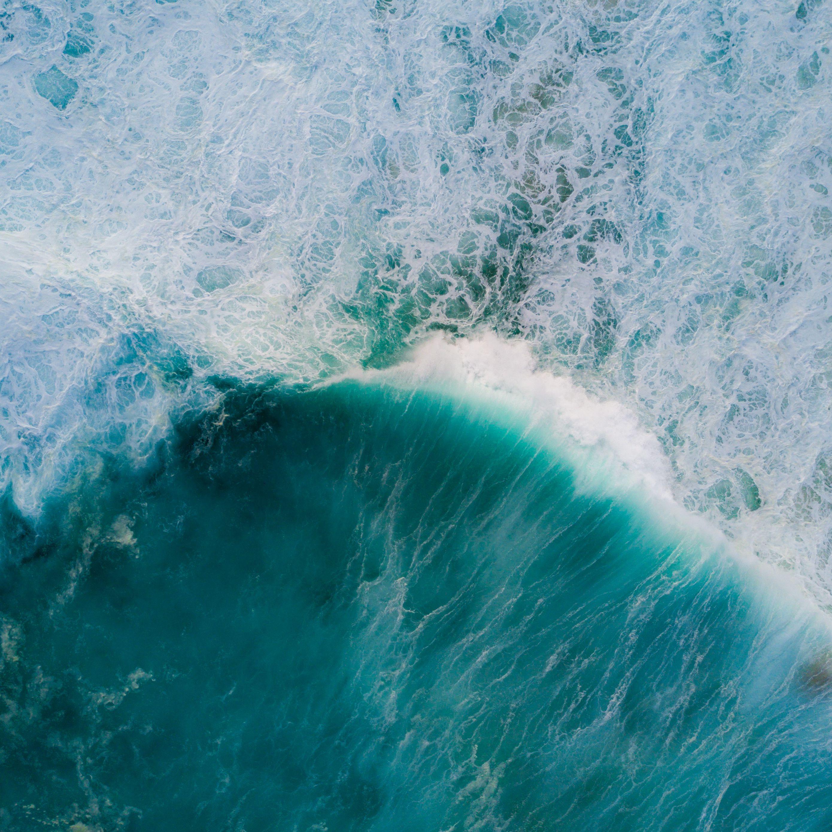2780x2780 Download wallpaper 2780x2780 ocean, waves, aerial view, water, surface ipad air, ipad air ipad ipad ipad mini ipad mini ipad mini ipad pro 9.7 for parallax HD background