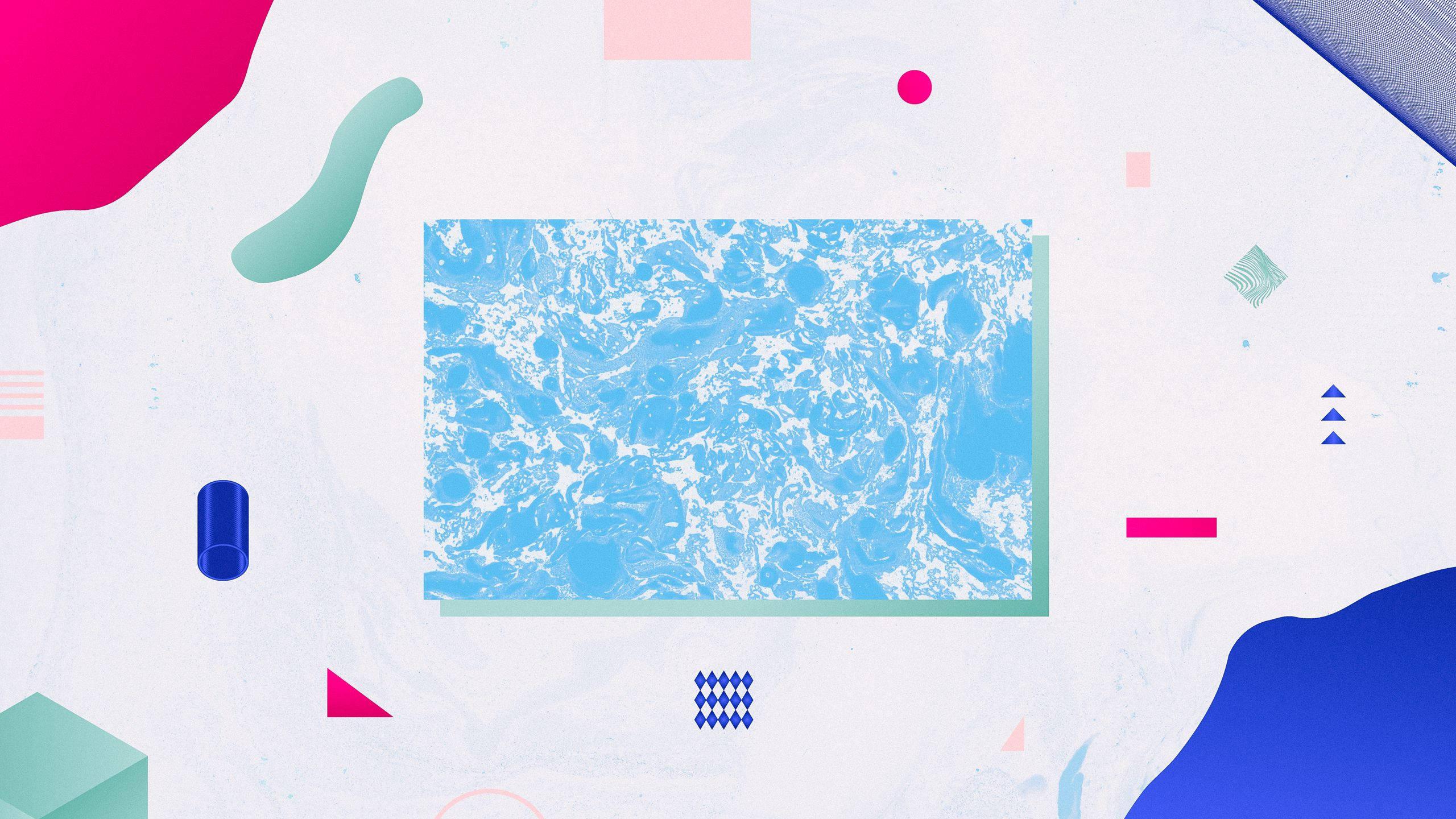 2560x1440 Download Abstract Framed Painting Aesthetic Art Desktop Wallpaper