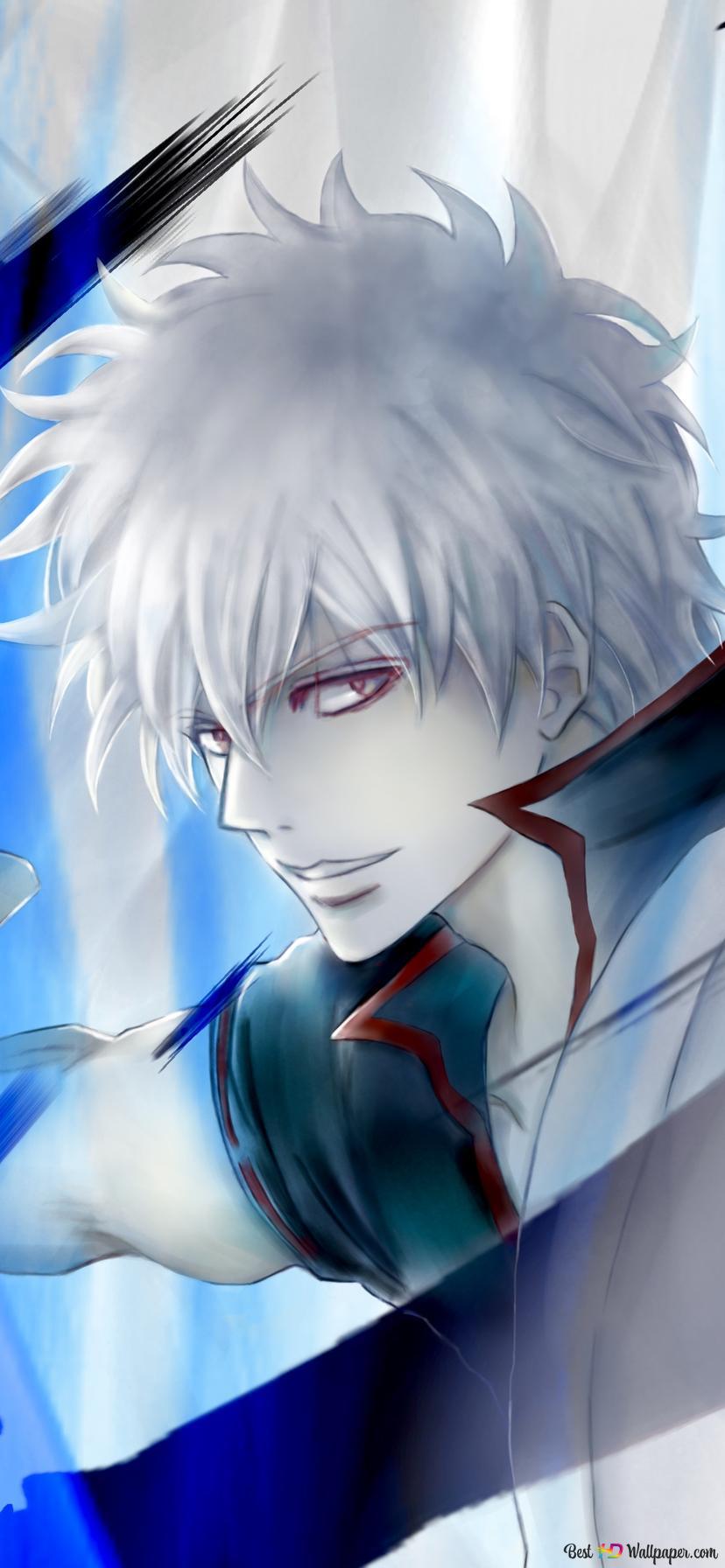 828x1792 Gintama Demon Gintoki Sakata 2K wallpaper download