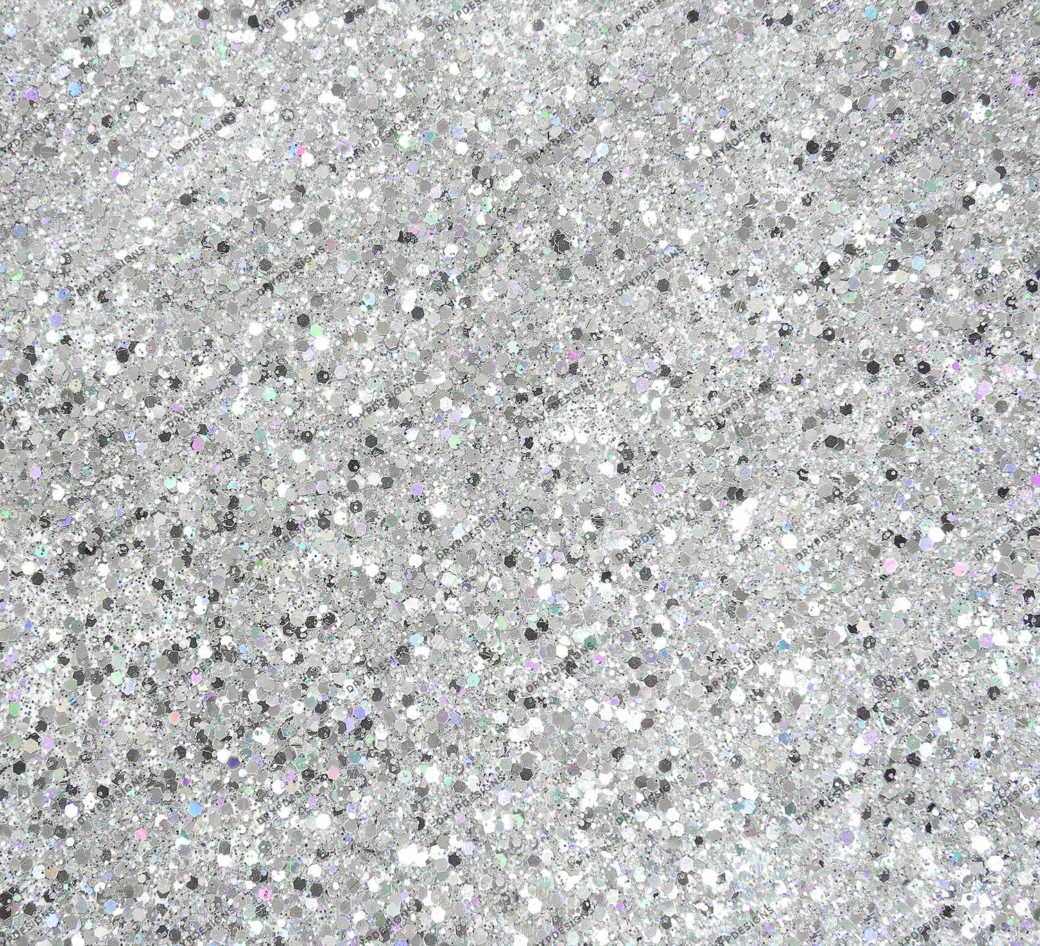 1500x1364 Silver + White Glitter Digital Paper Background