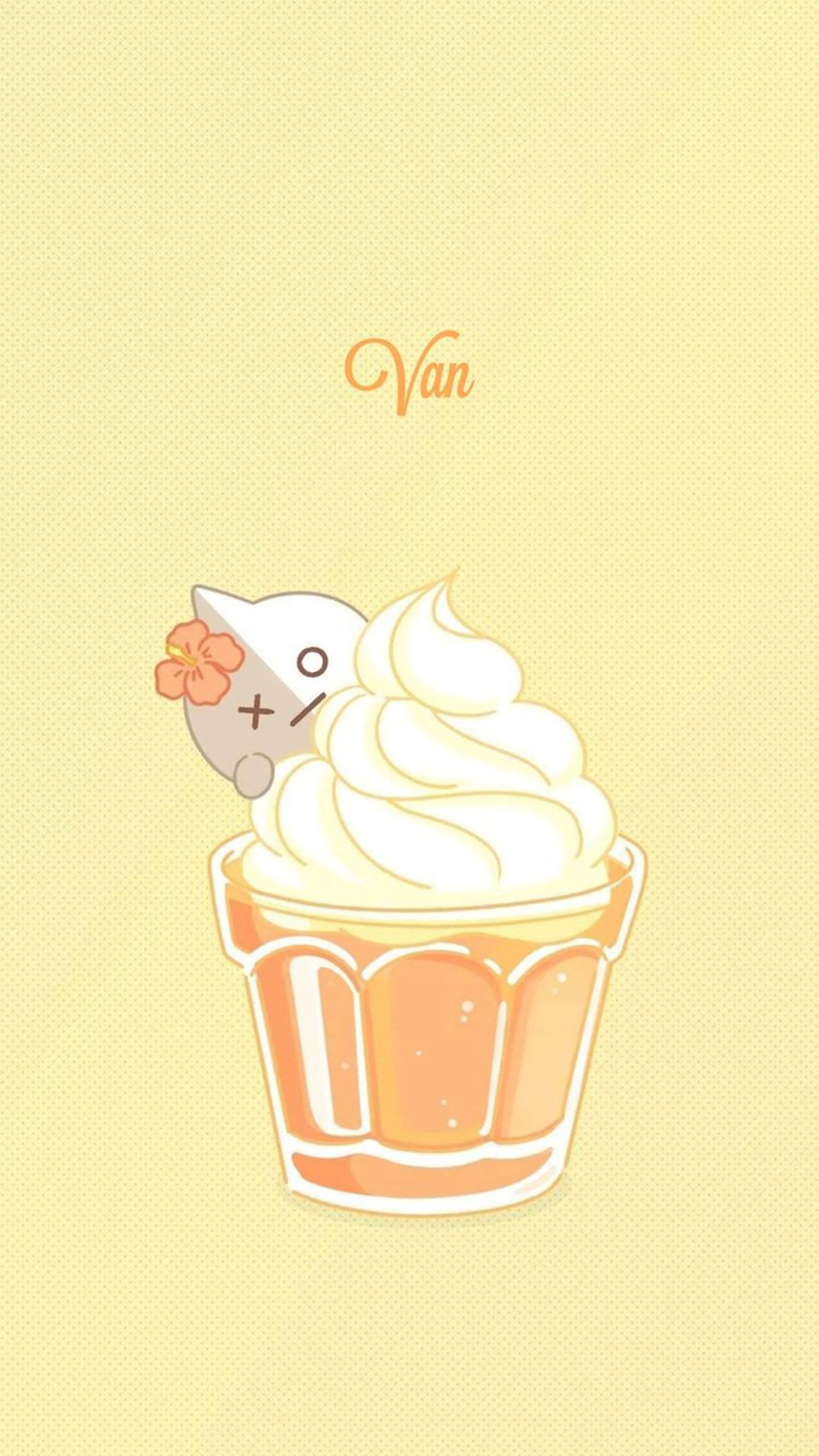 1500x2666 Download Van Bt21 Orange Float Wallpaper