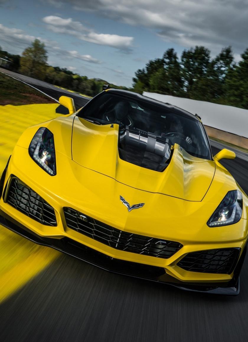 840x1160 Download Yellow, Chevrolet Corvette wallpaper, 840x iPhone iPhone 4S, iPod touch