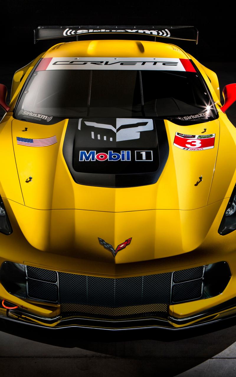 800x1280 Download Wallpaper 800x1280 Chevrolet Corvette C7 R Gt Sports Car, Yellow, Samsung Galaxy Note Gt N Meizu Mx 800x1280 HD Background