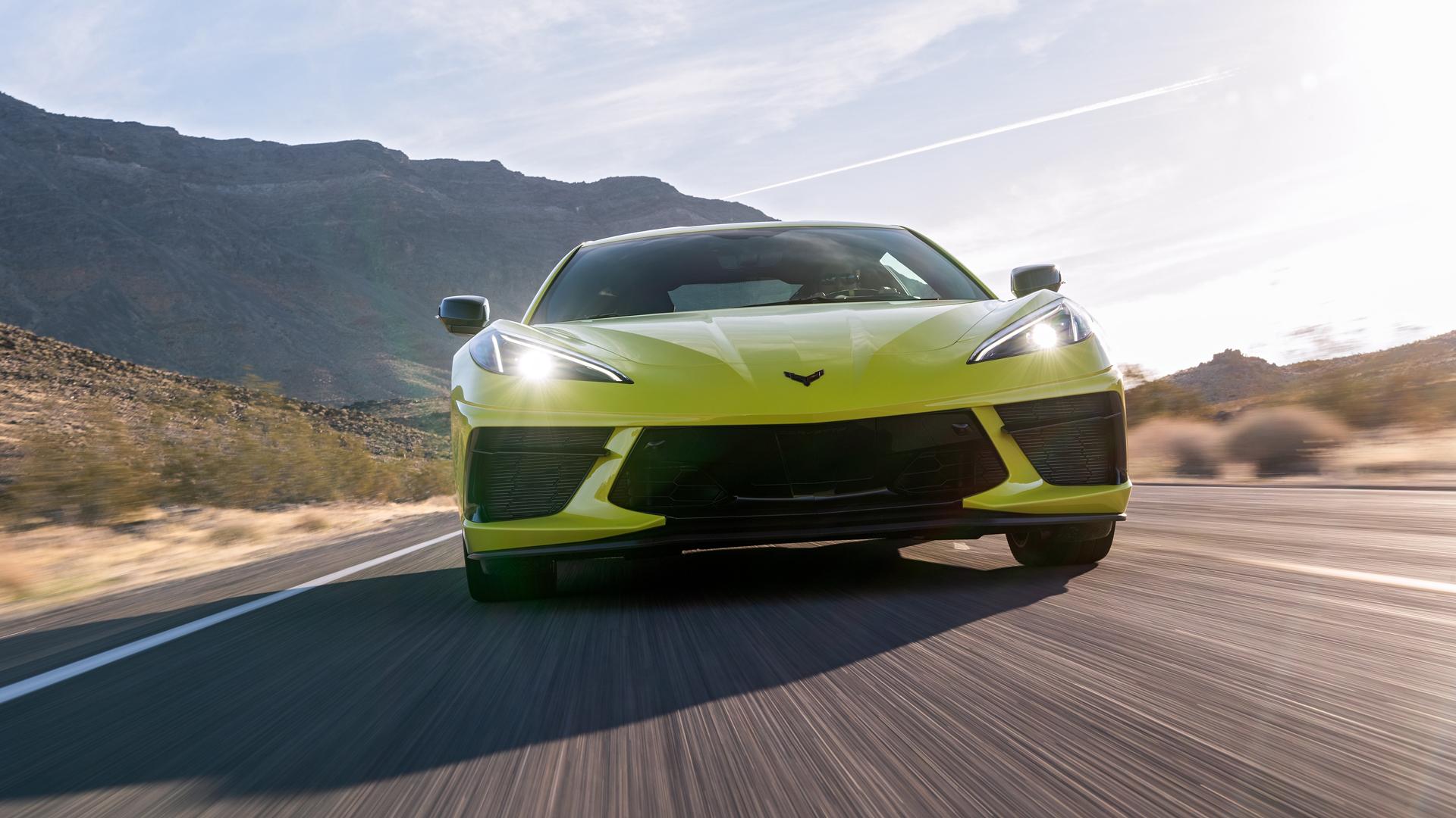 1920x1080 Car Chevrolet Chevrolet Corvette Yellow Car Wallpaper:1920x1080