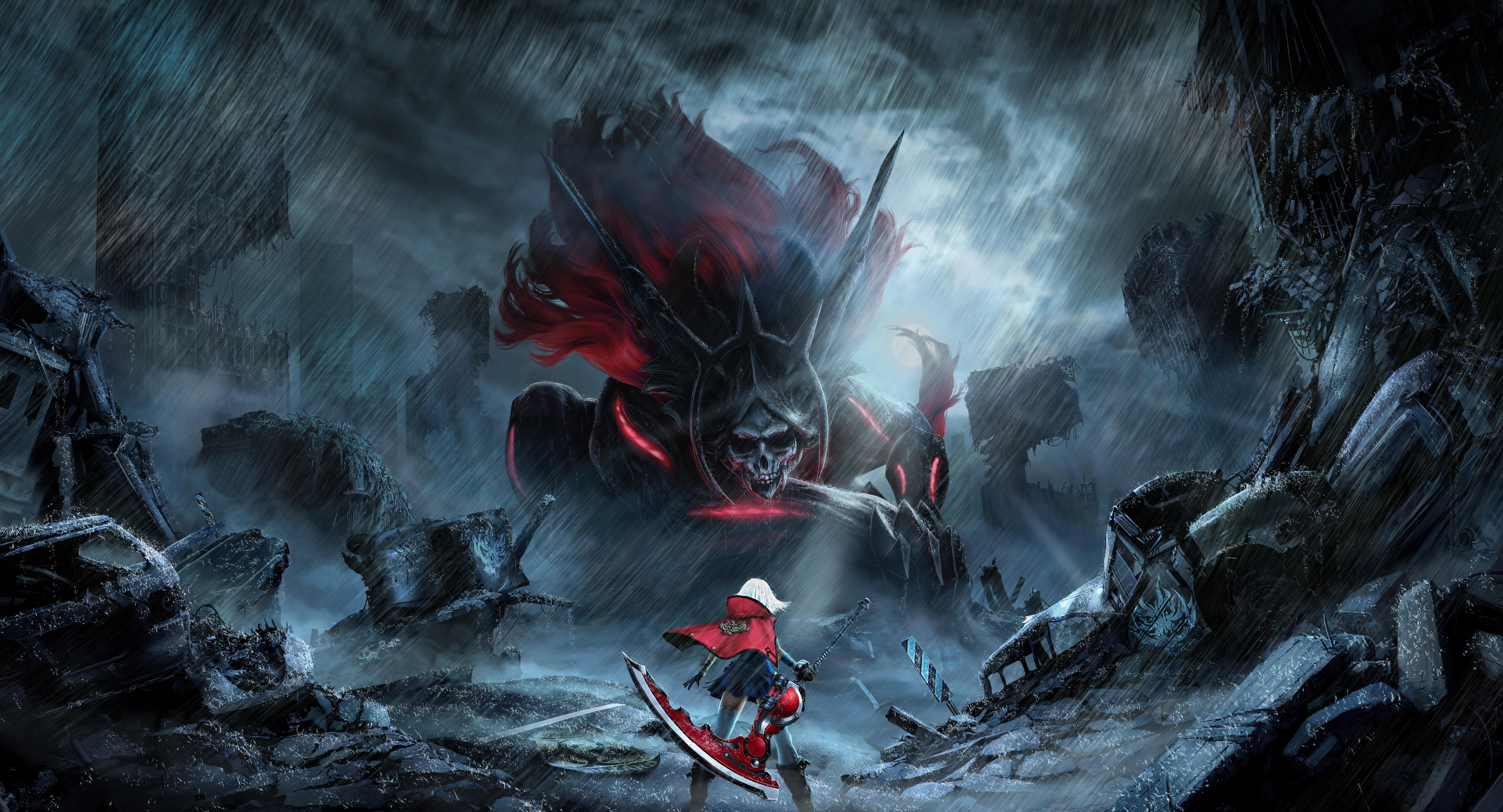 8001x4323 8K, PC, 4K, Rage Burst, PlayStation Vita, PlayStation God Eater 2 Gallery HD Wallpaper