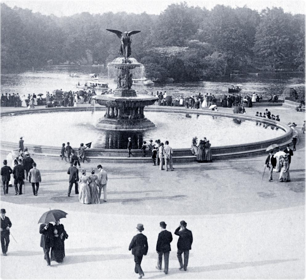 994x909 Antique Image of Central Park