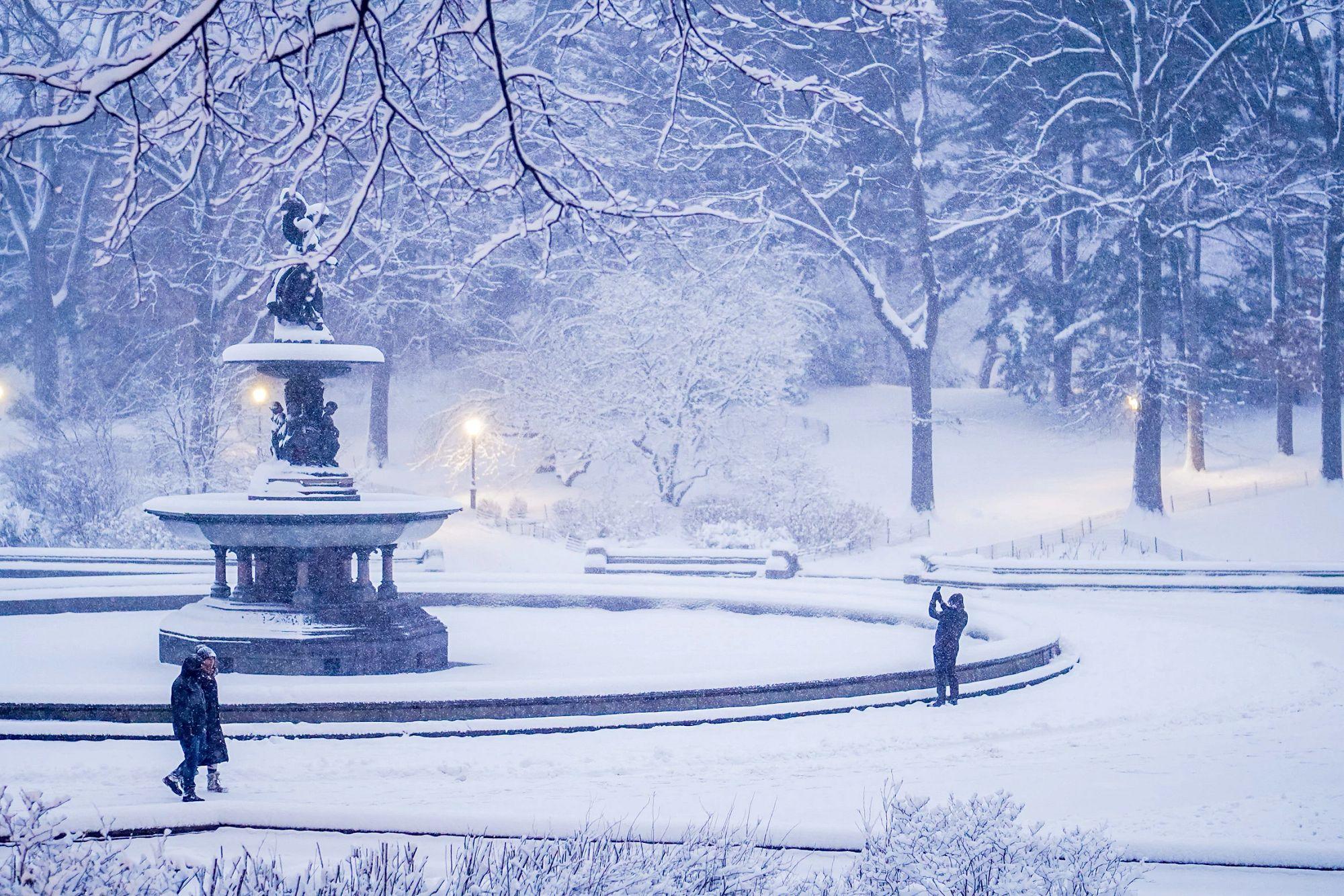 2000x1333 Central Park says #WinterWonderland quite like Bethesda Fountain in the snow. ❄️ Go for Instagram gold at one of Central Park's most Instagrammable wintertime spots: And share your