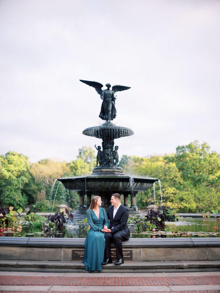 768x1024 NYC Engagement Photographer. A Sunrise Central Park Engagement