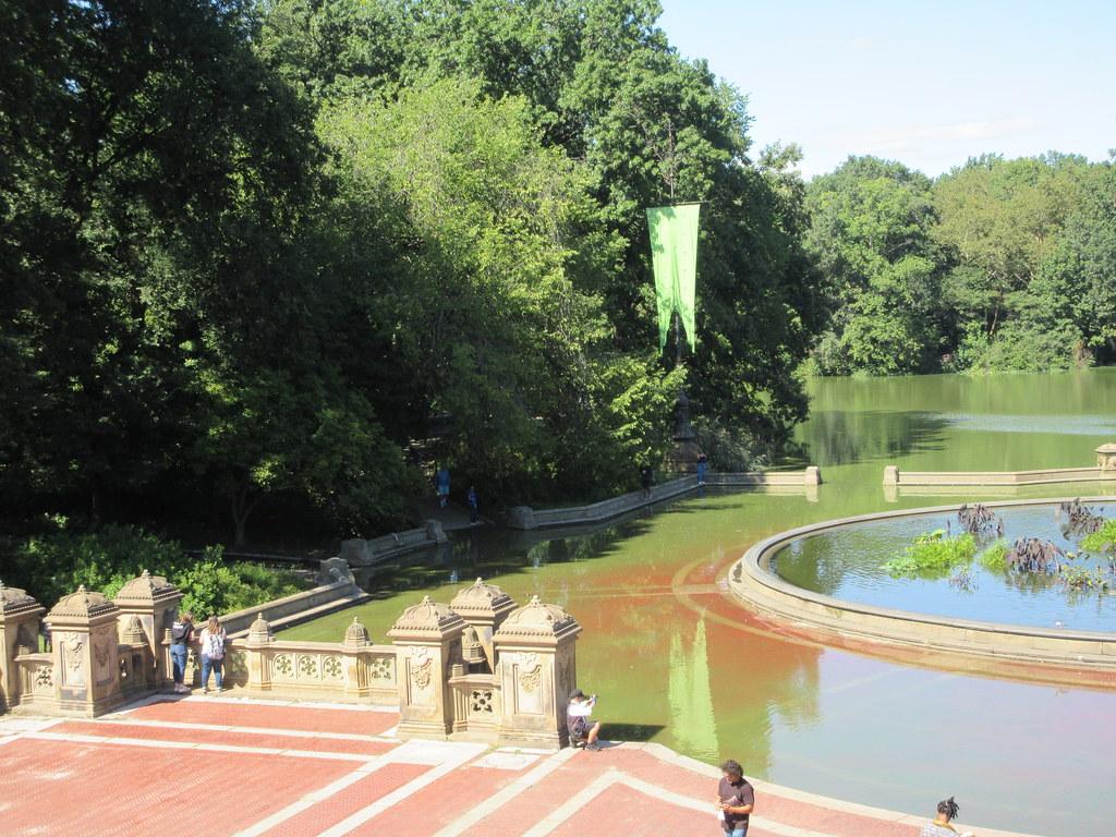 1024x768 Bethesda Fountain Central Park After Ida Storm Flood