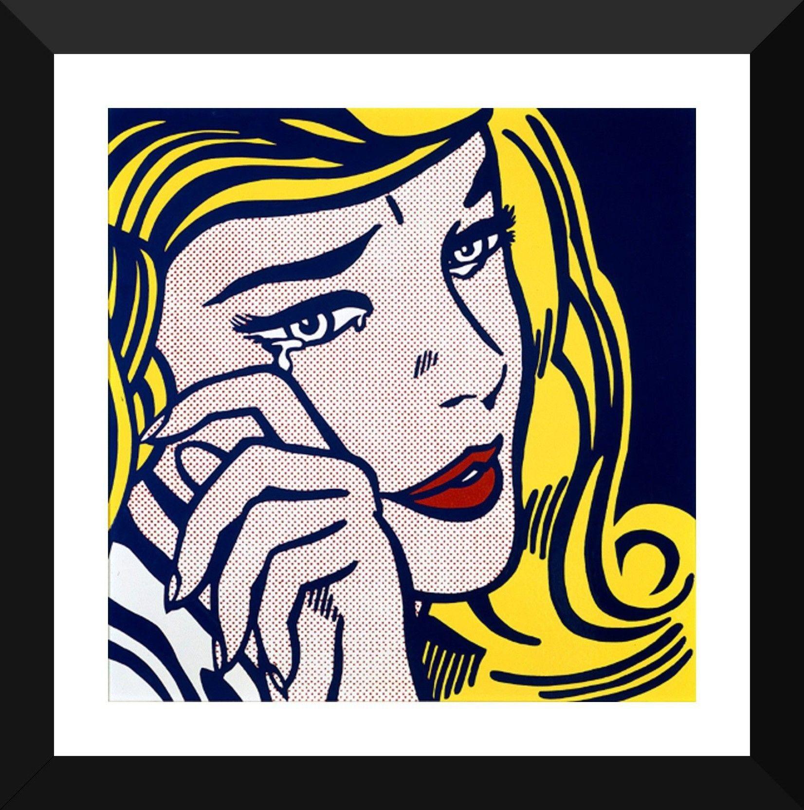 1652x1664 Crying Girl 1964 Lichtenstein Paintings Collection