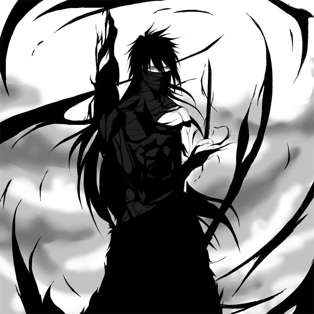 1000x1000 kurosaki ichigo and getsuga (bleach)