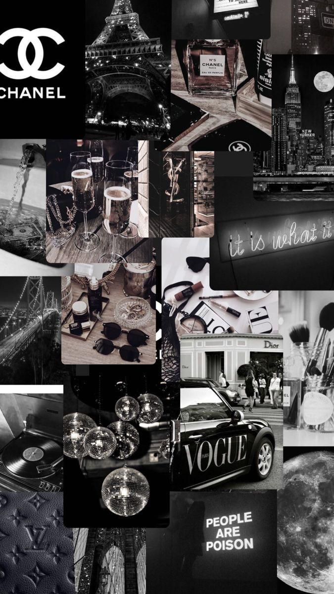 675x1200 Dark Glam Wallpaper Phone Background Chanel Dior New York City Fancy Background Vintage. Phone Bac. Dark Wallpaper Iphone, Dark Phone Wallpaper, Glam Wallpaper