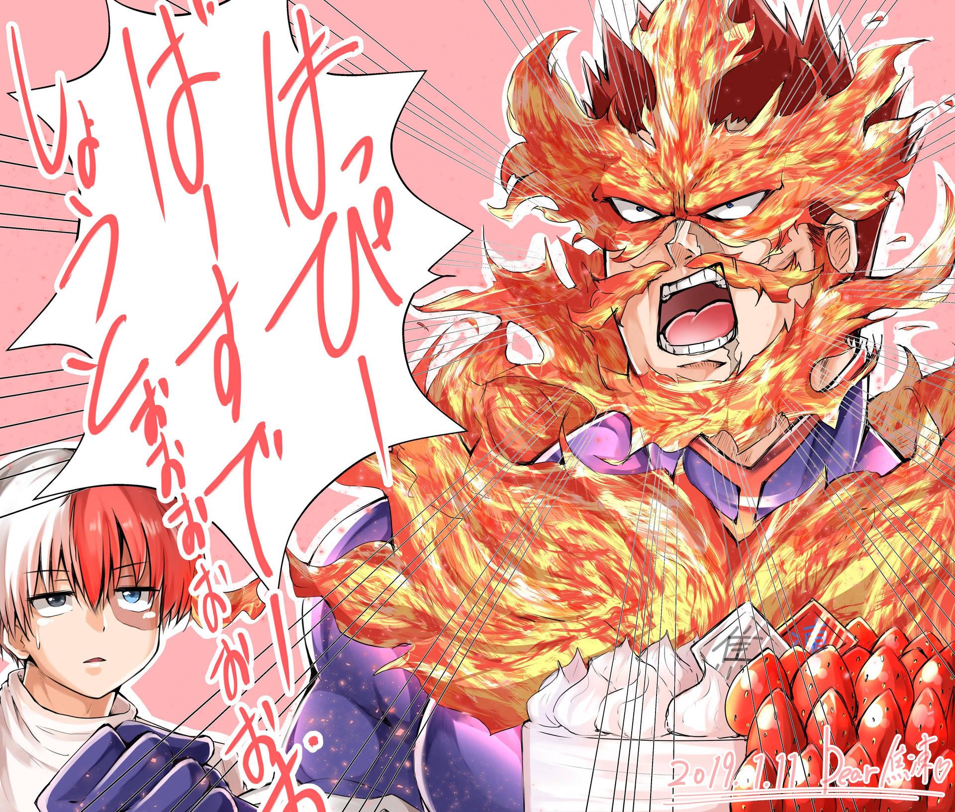 1920x1633 Download Todoroki Family Endeavor Shoto Fan Art Wallpaper