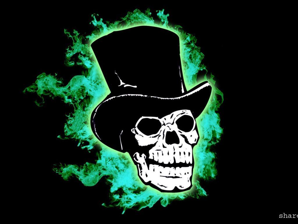1024x768 of Skull 4K wallpaper for your desktop or mobile screen