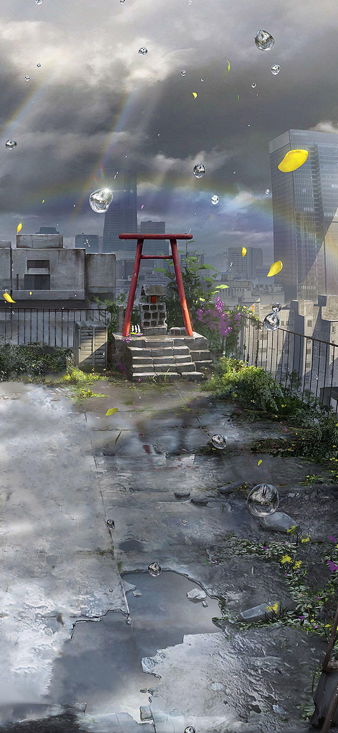 1080x2340 Mobile wallpaper: Anime, Weathering With You, Tenki No Ko, 1378691 download the picture for free