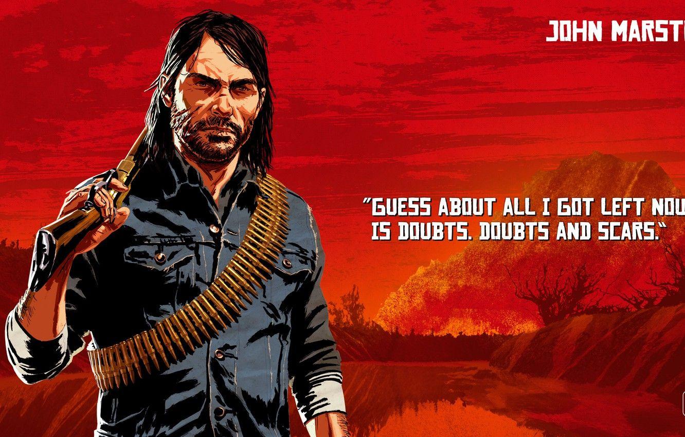 1332x850 Wallpaper art, John Marston, Red Dead Redemption Red Dead