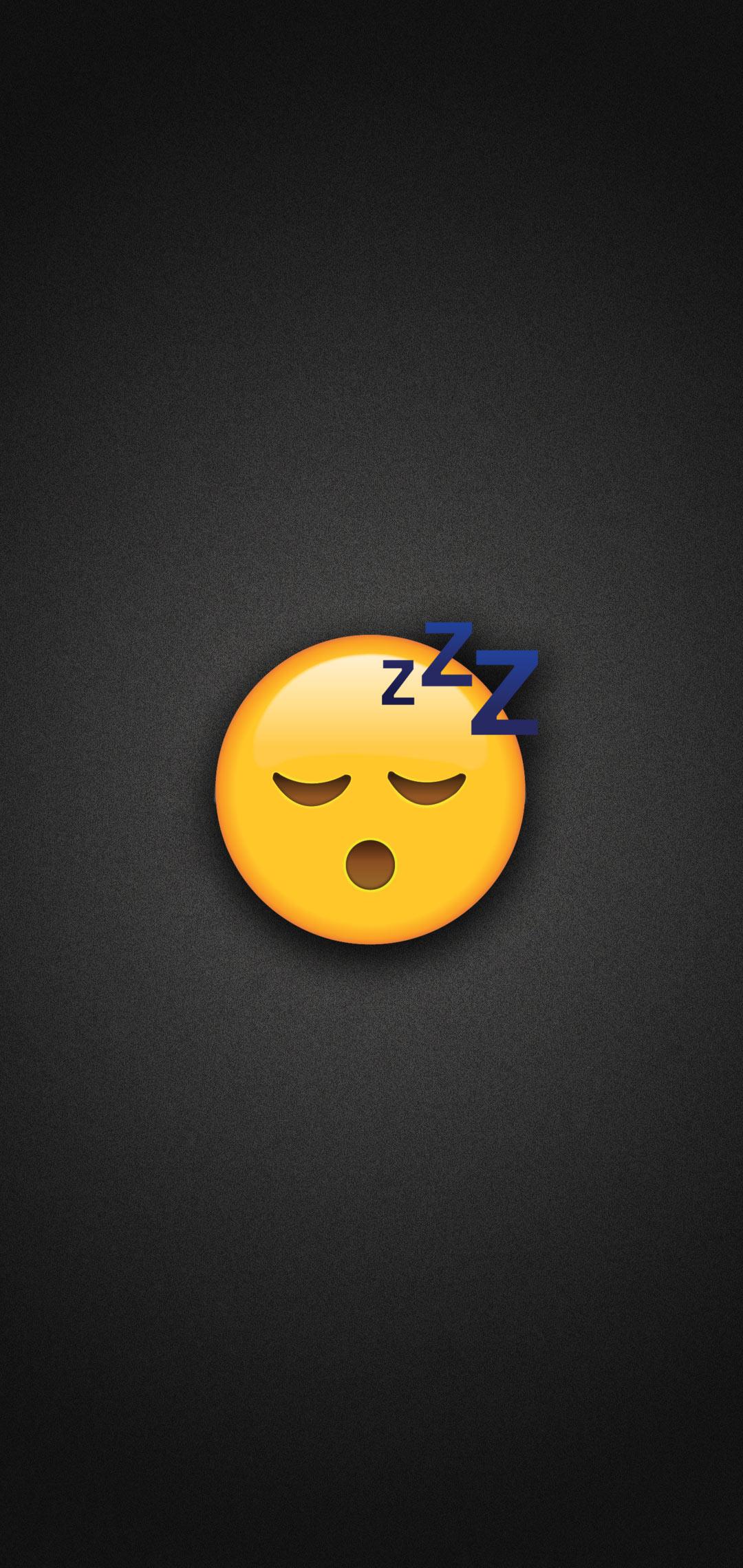 1080x2280 Sleeping Emoji Phone