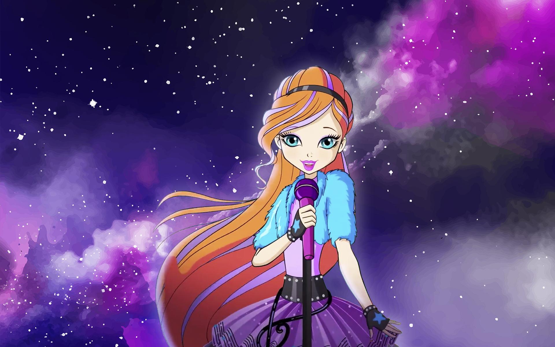 1920x1200 Winx Club season 8 wallpaper with Cosmix and casual outfits