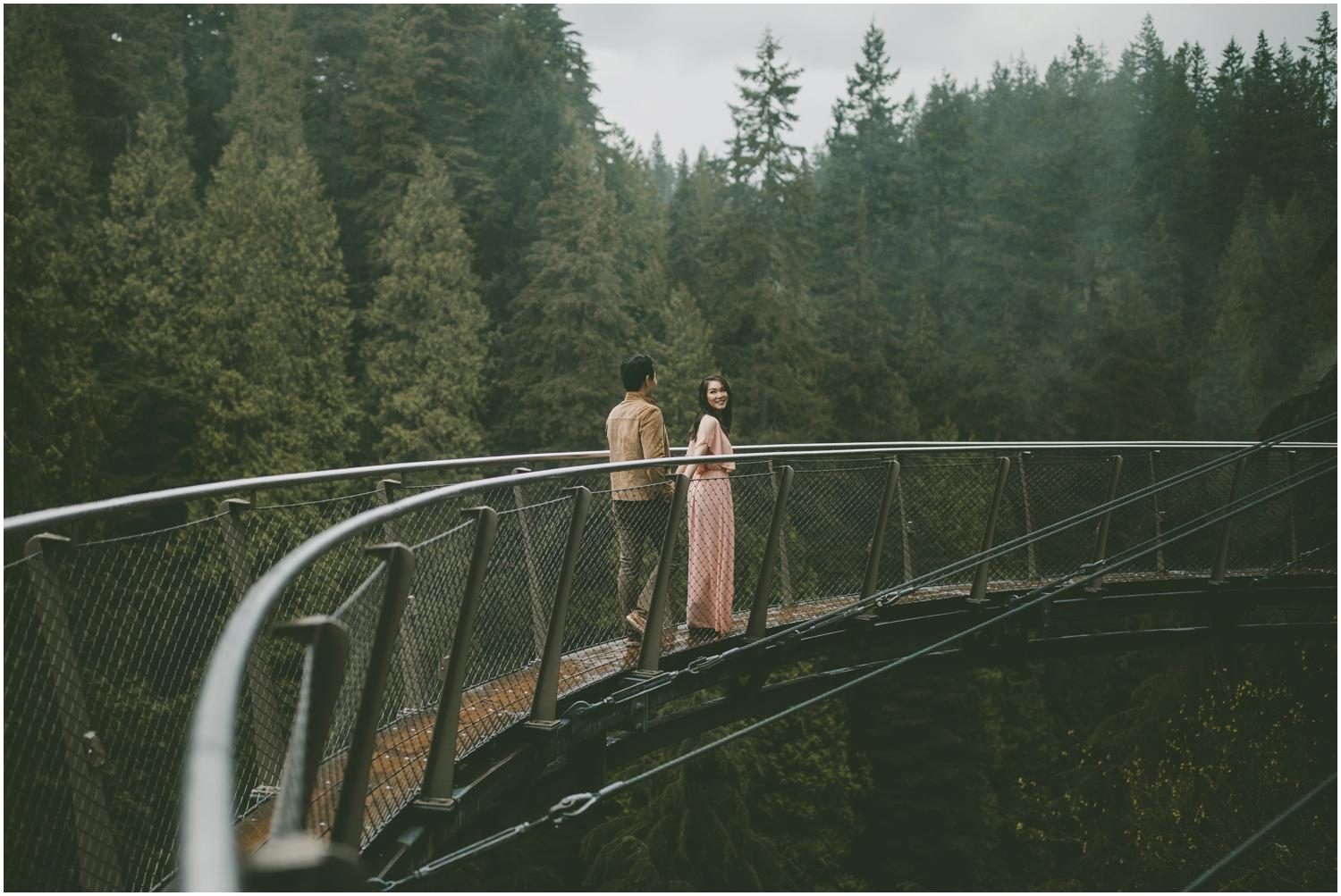 1500x1003 Nicole + Joel // Capilano Suspension Bridge Engagement Photo