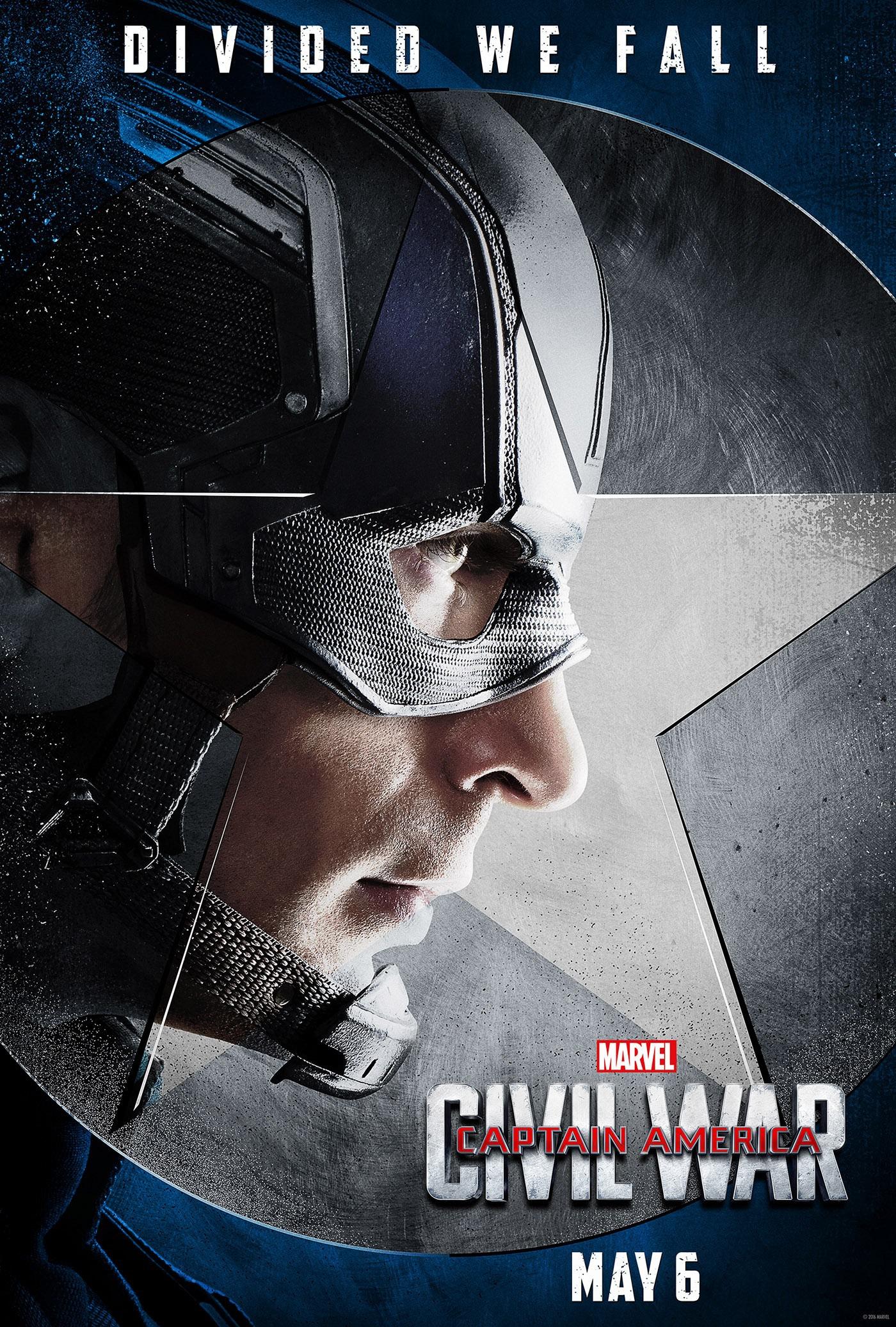 1400x2073 Captain America: Civil War Posters