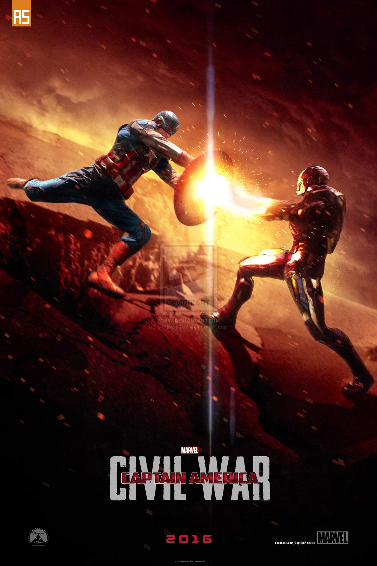 1280x1920 Another Fan Made Poster For CAPTAIN AMERICA: CIVIL WAR