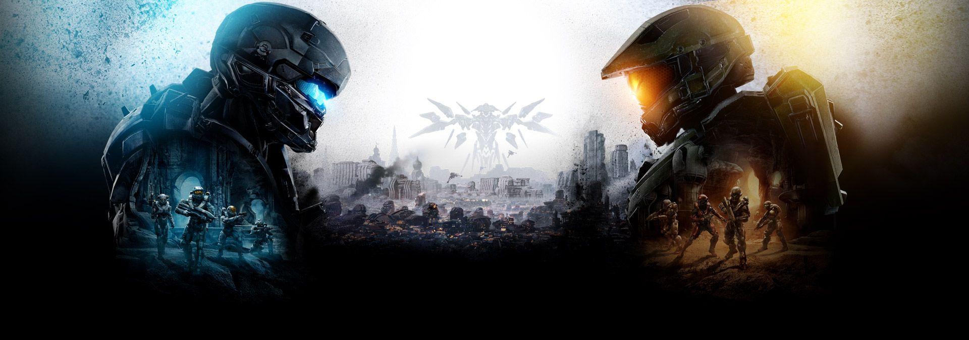 1920x675 Halo Dual Monitor Wallpaper