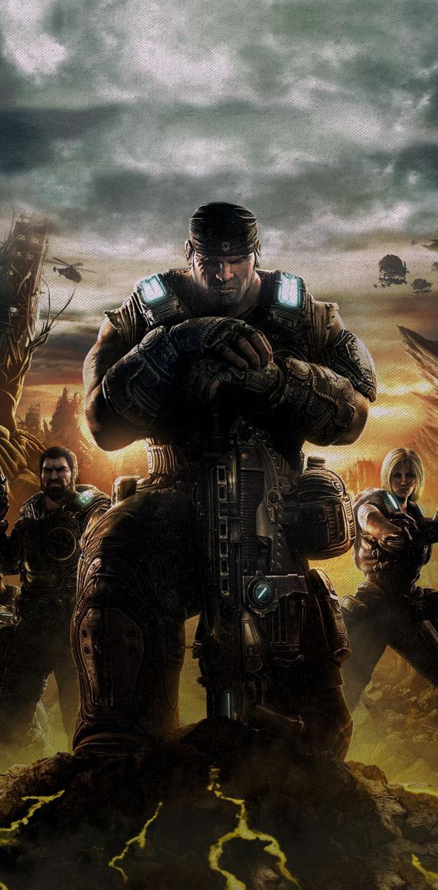 630x1280 Gears of war 3 wallpaper