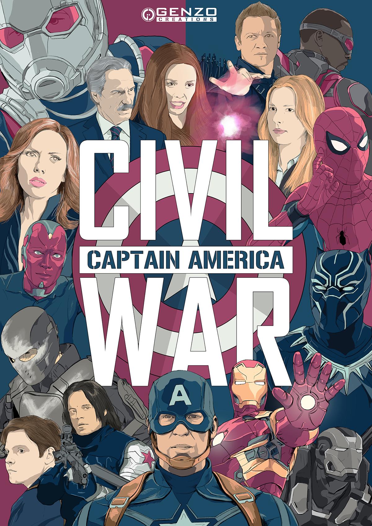 1200x1698 Captain America Civil War POSTER